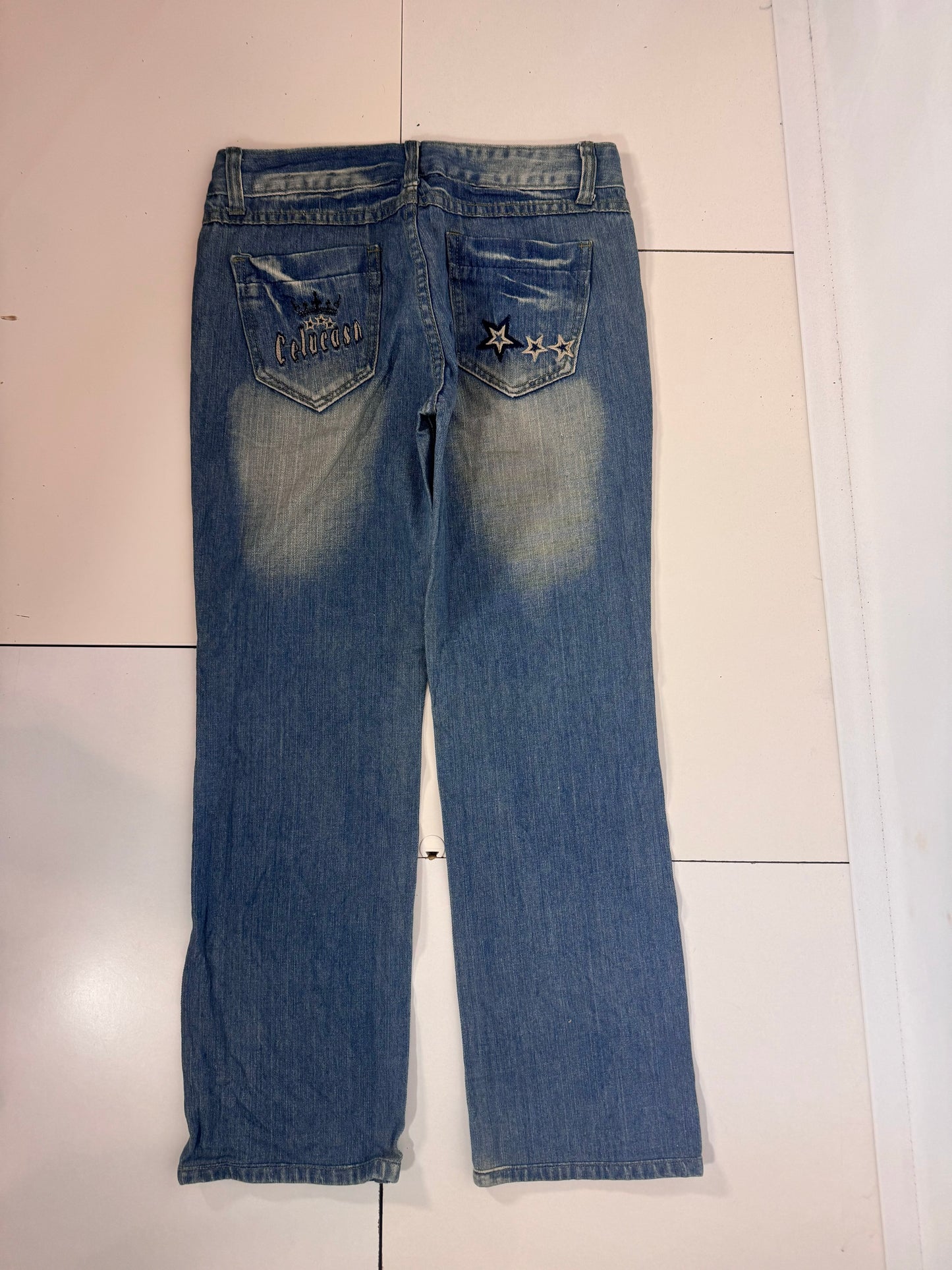 Lågmidjade jeans stl: S