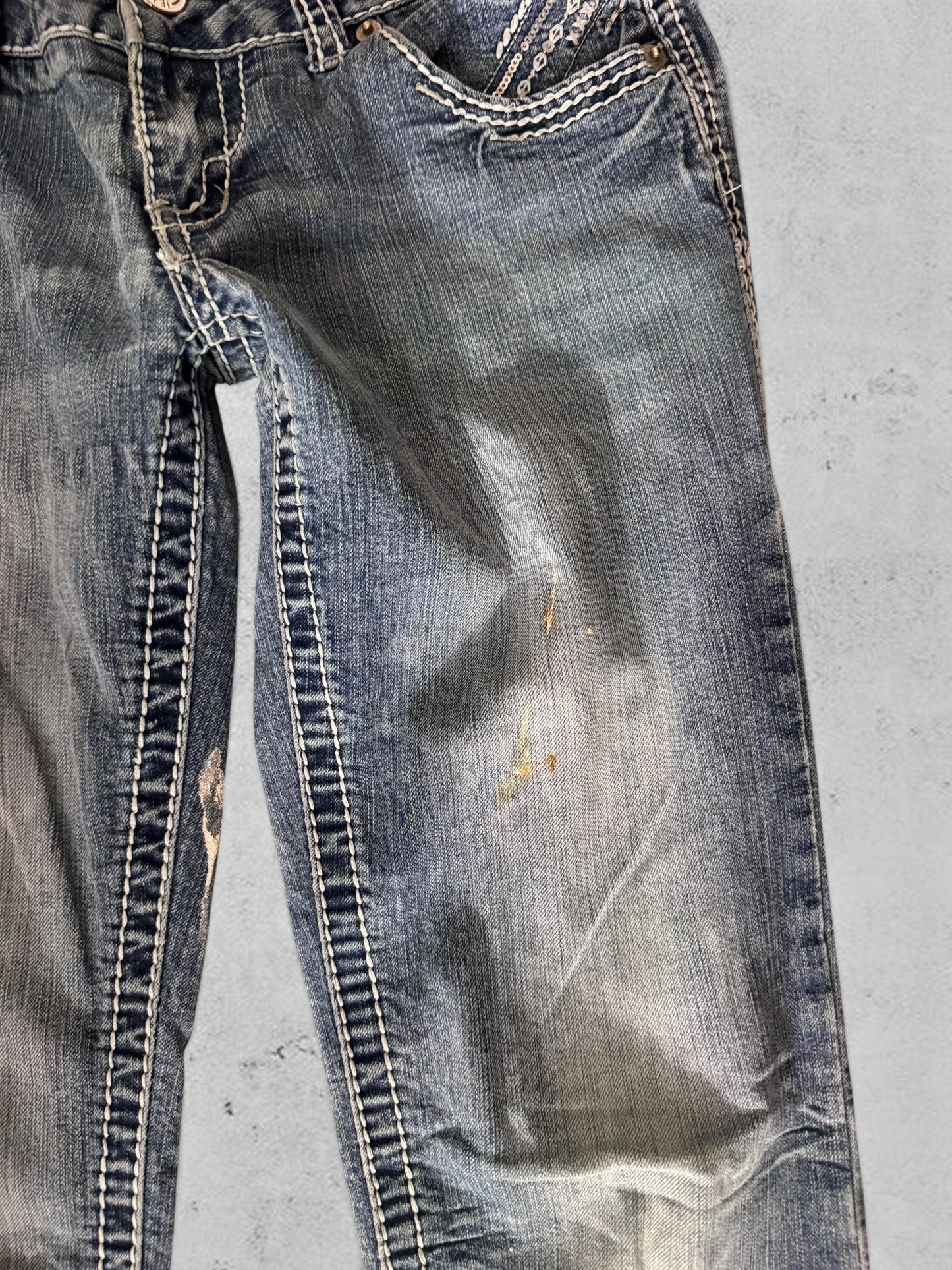 Lågmidjade jeans stl: XS