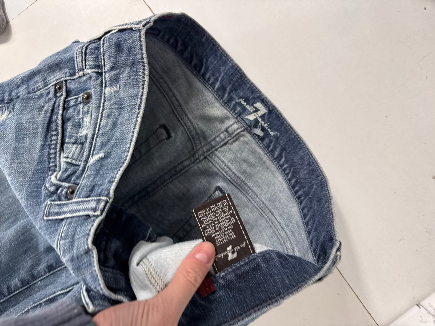 Lågmidjade jeans stl: S