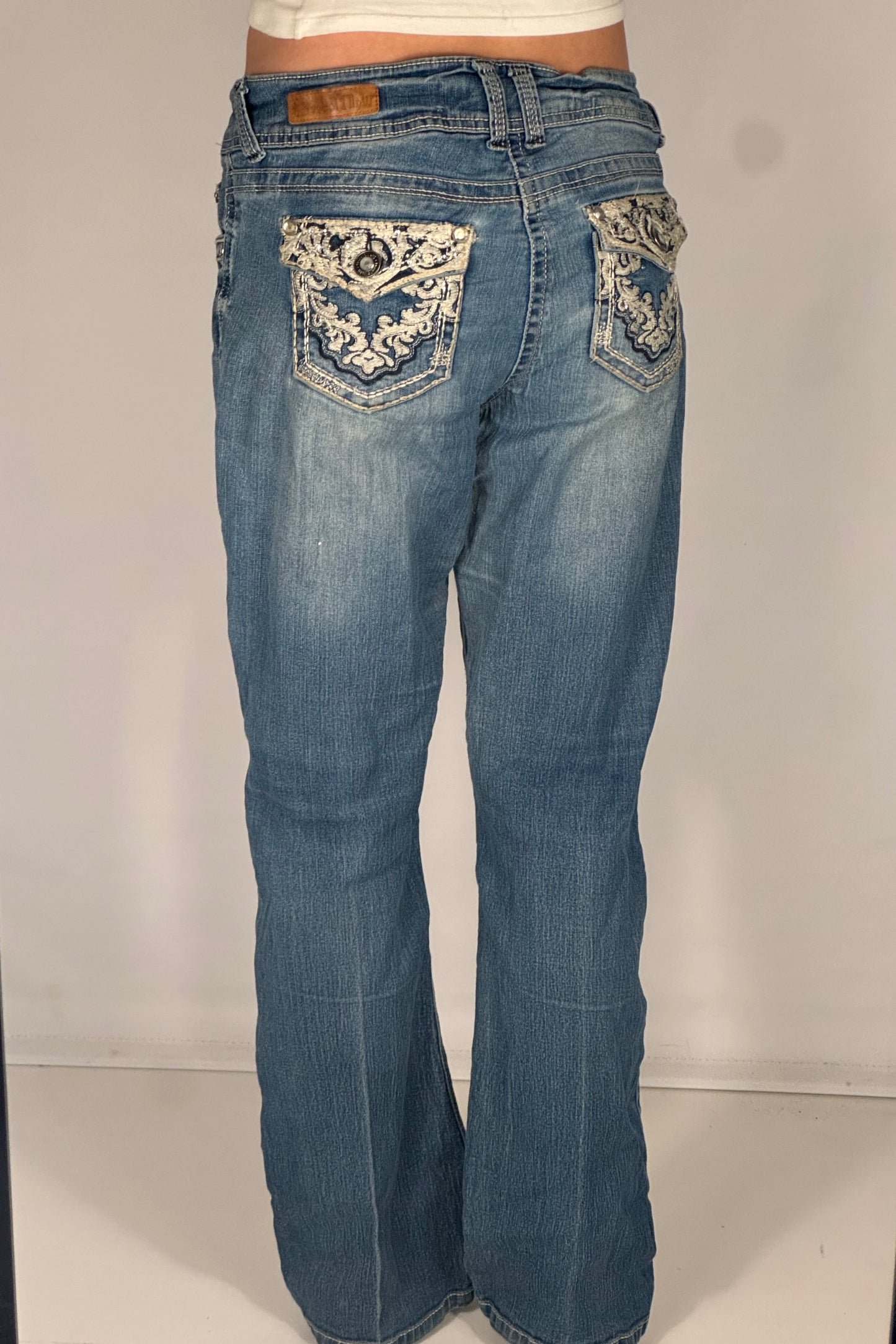 Lågmidjade jeans stl: M