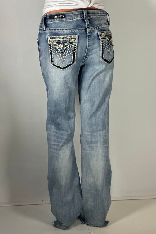Lågmidjade jeans stl: S