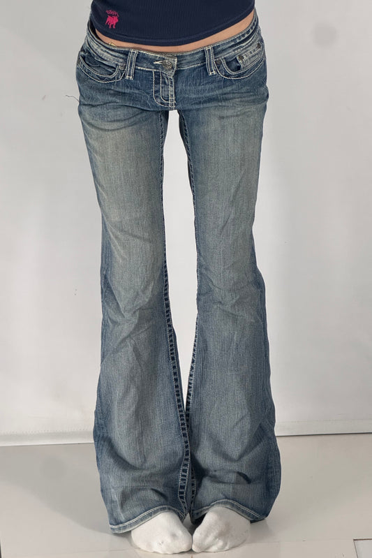 Lågmidjade jeans stl: S
