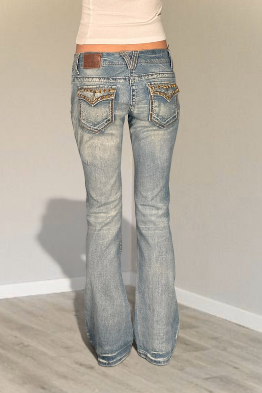 Lågmidjade jeans stl: XS
