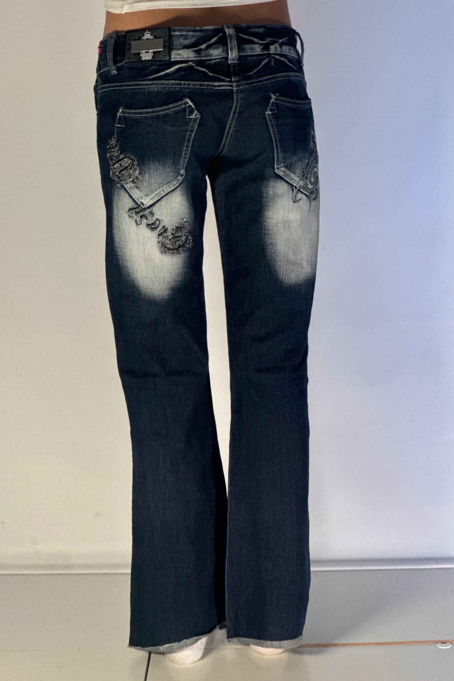 Lågmidjade jeans stl: S