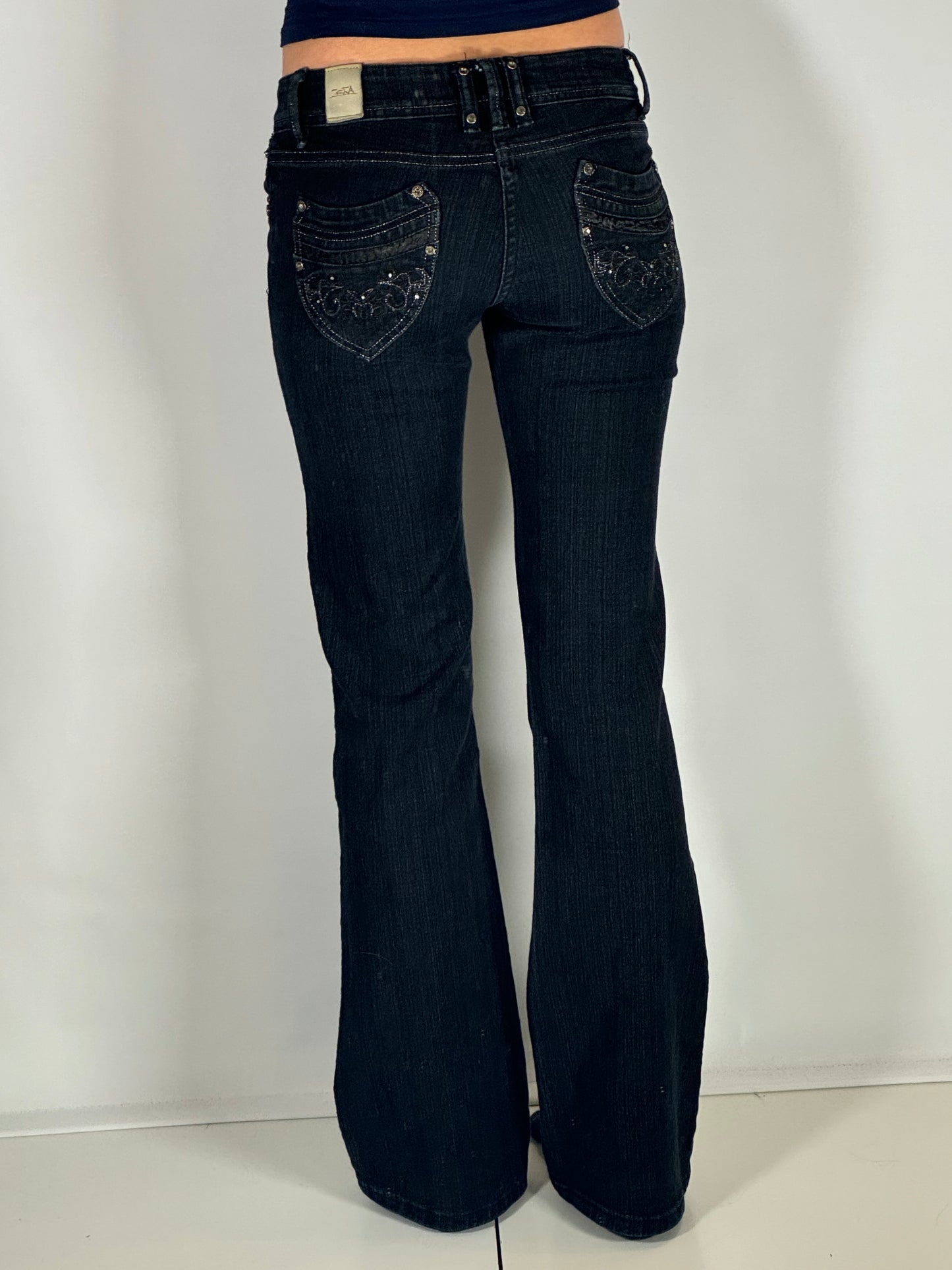 Lågmidjade jeans stl: S