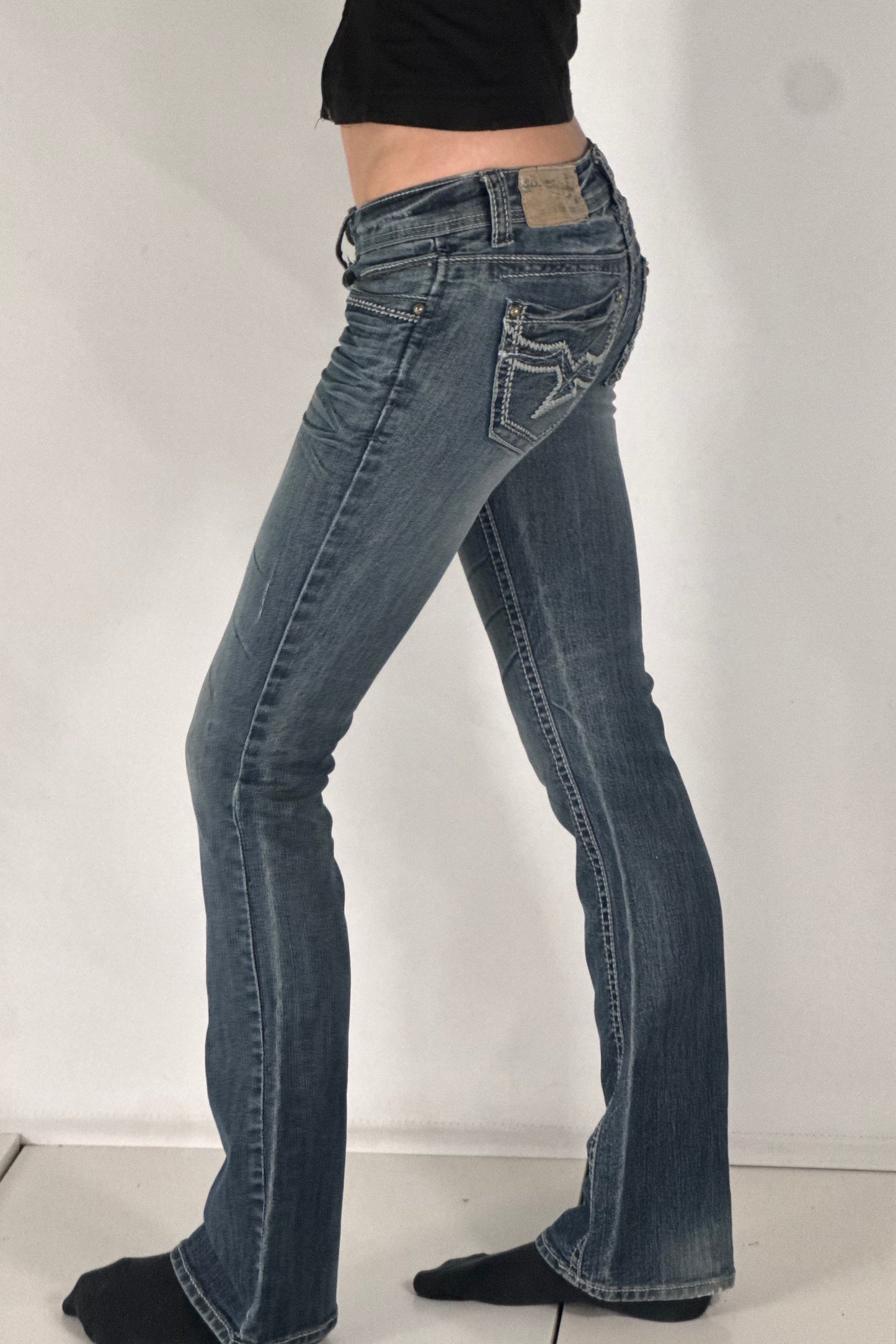 Lågmidjade jeans stl: XXS