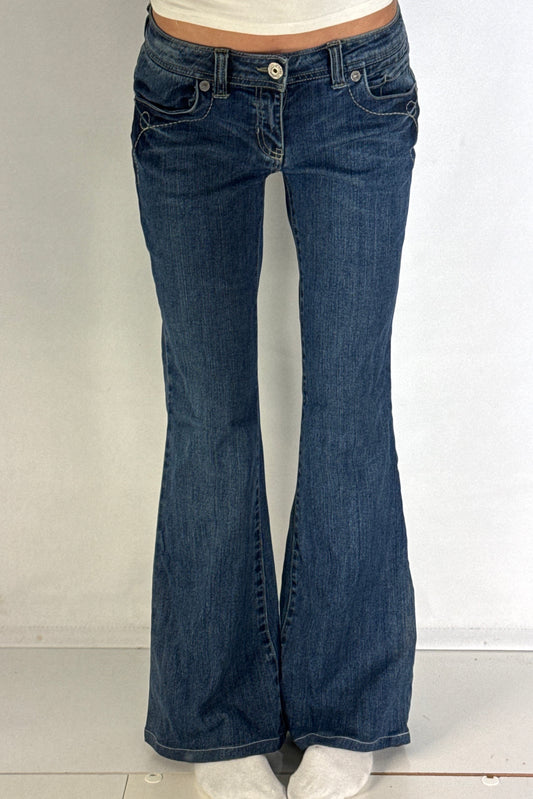 Lågmidjade jeans stl: S