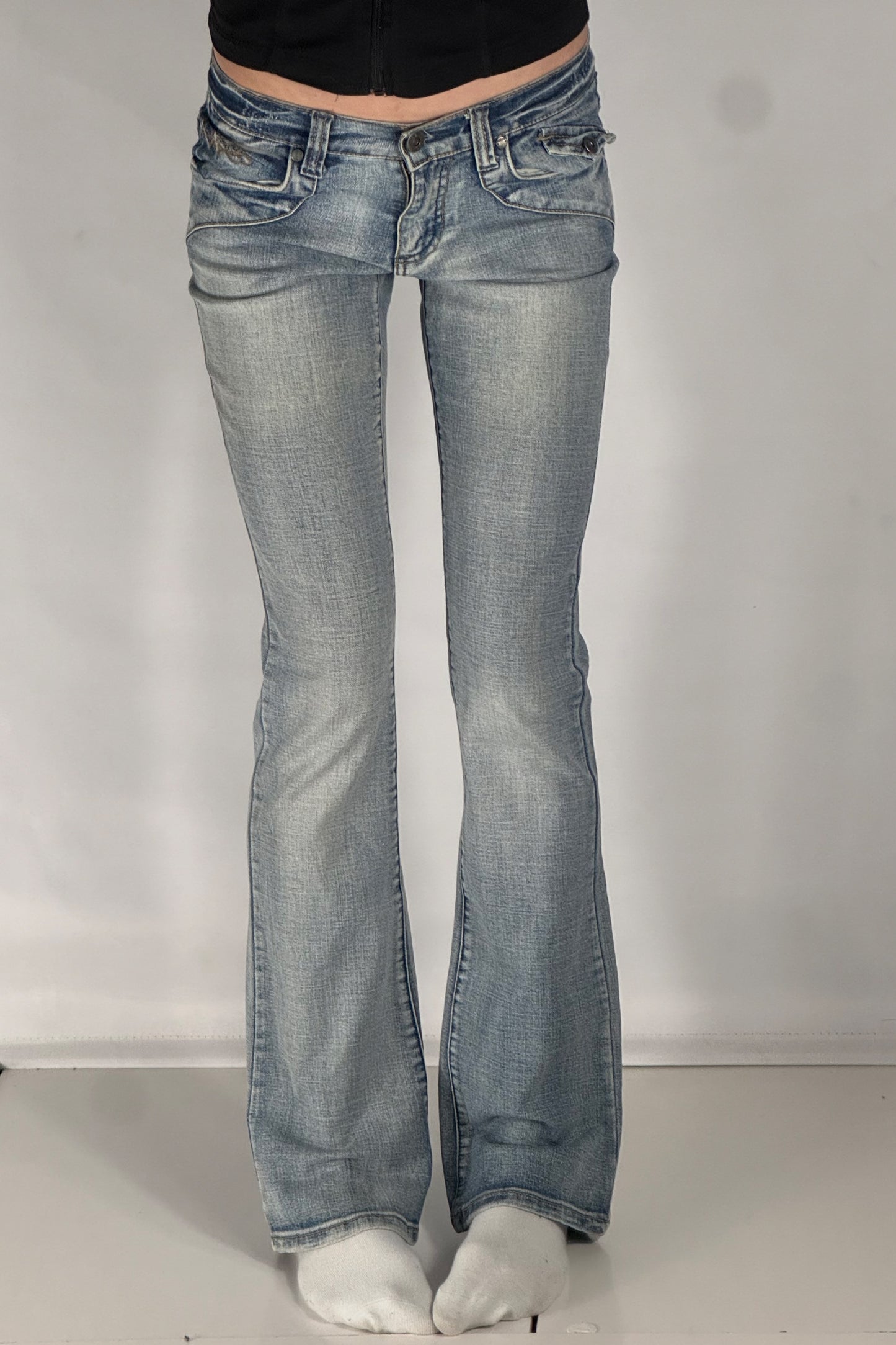Lågmidjade jeans stl: XS