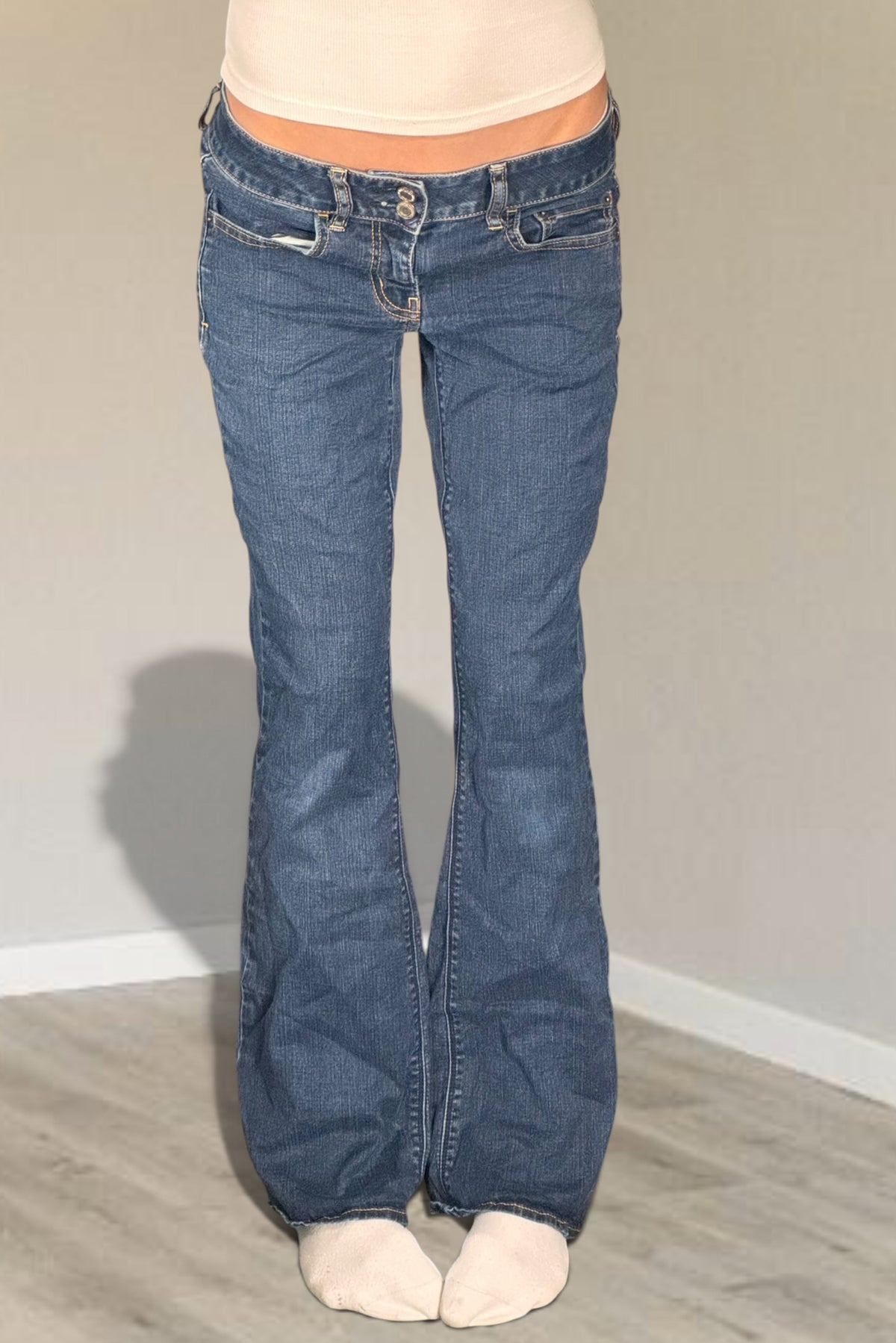 Lågmidjade jeans stl: S