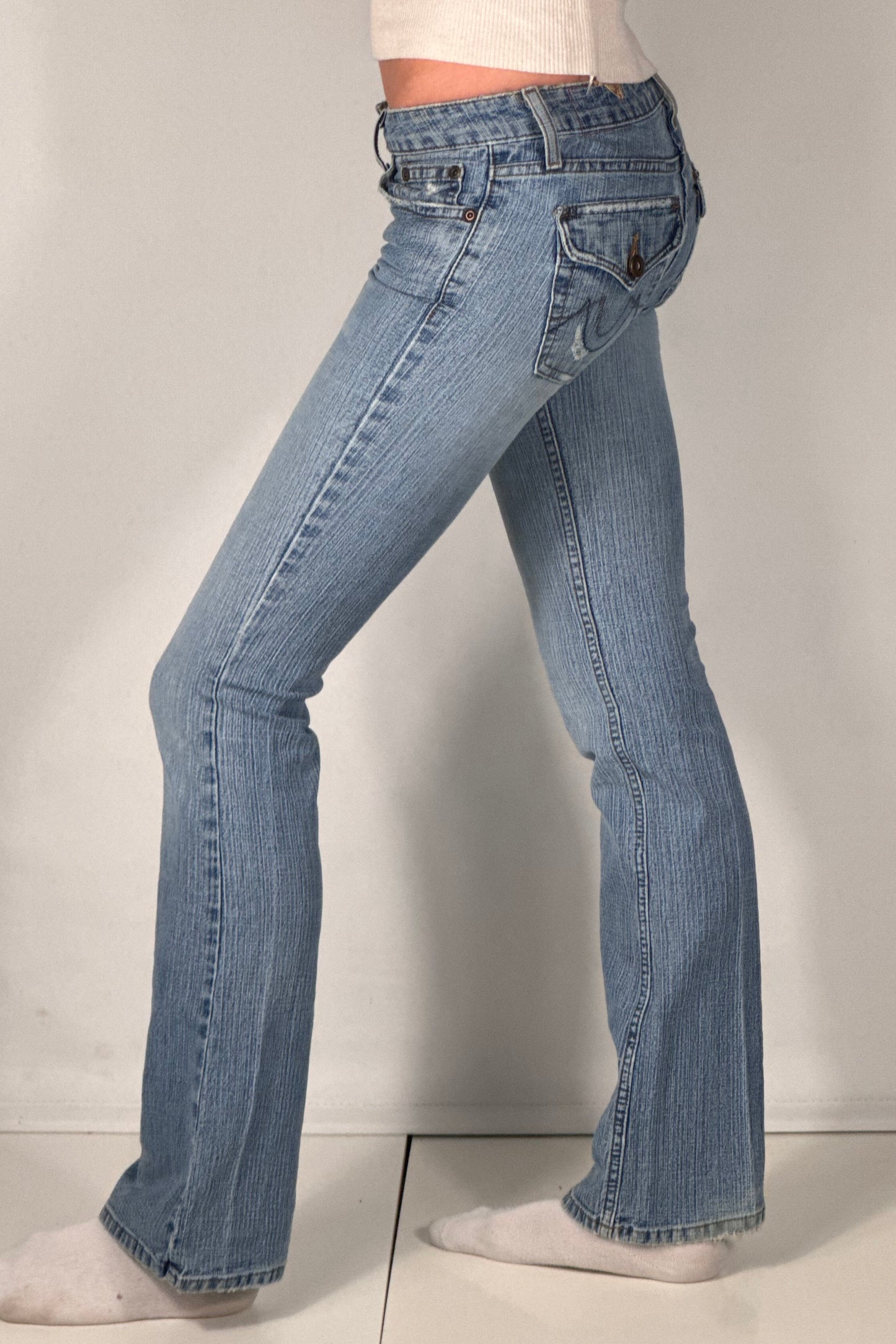 Lavlivede jeans str: XXS