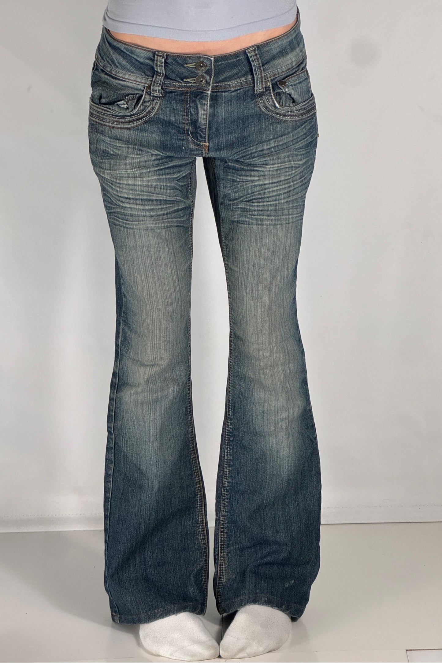 Lågmidjade jeans stl: S/M