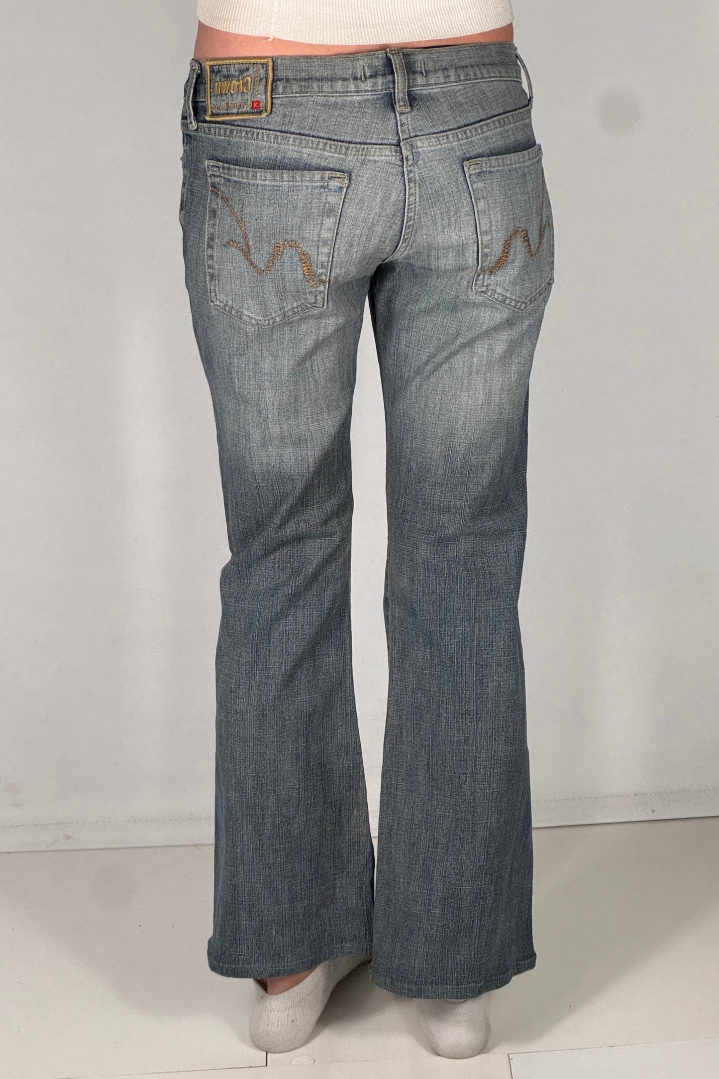 Lavt liv jeans str: XS