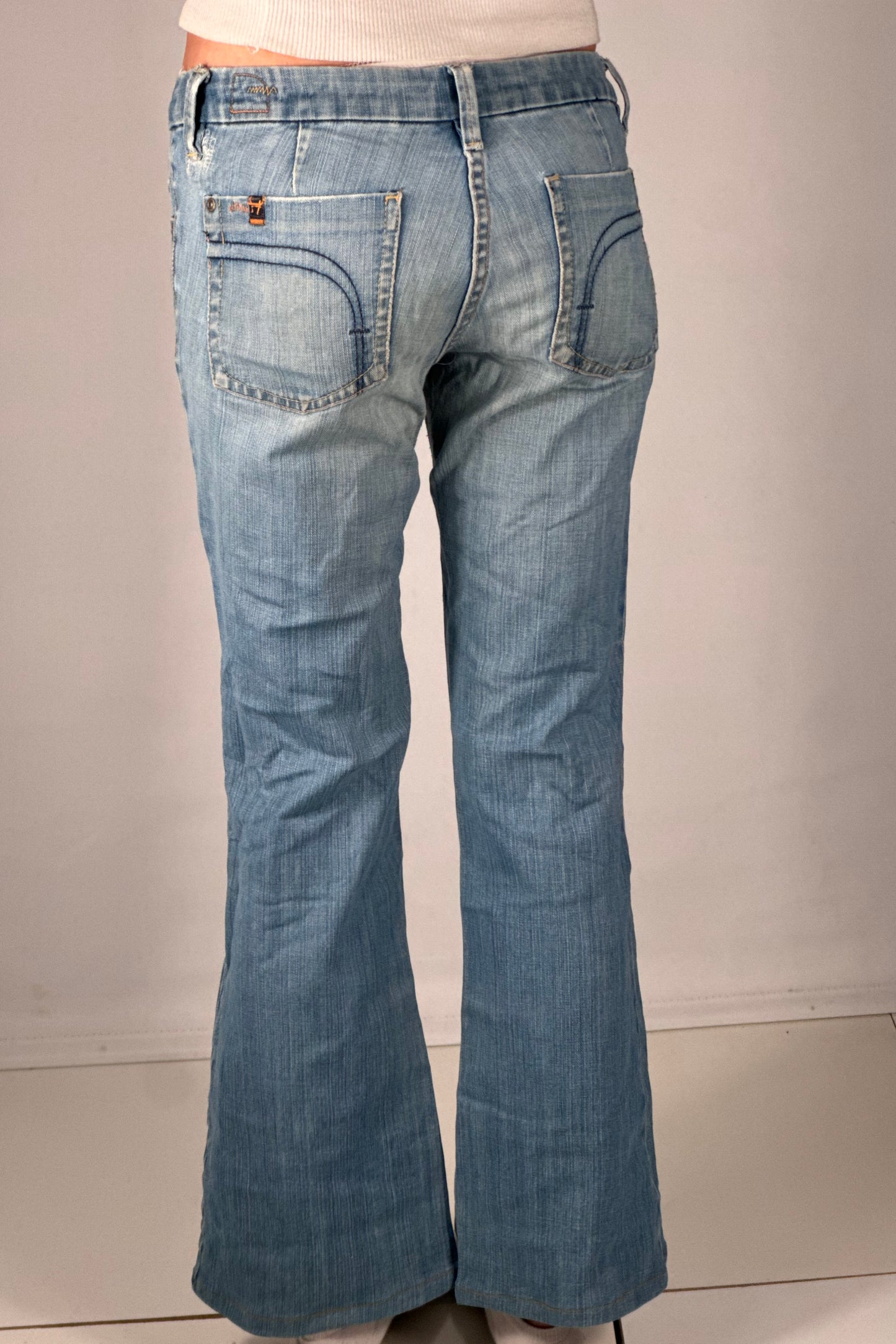 Lavtaljede jeans str: S