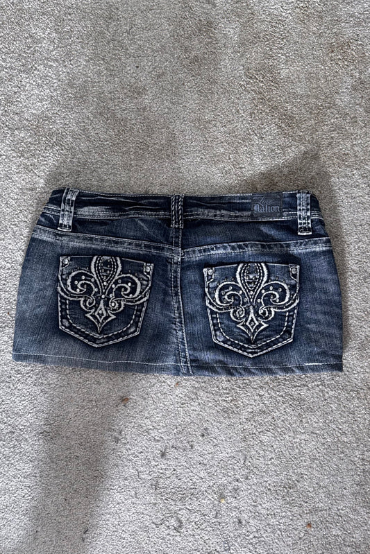 Jeans kjol stl: S
