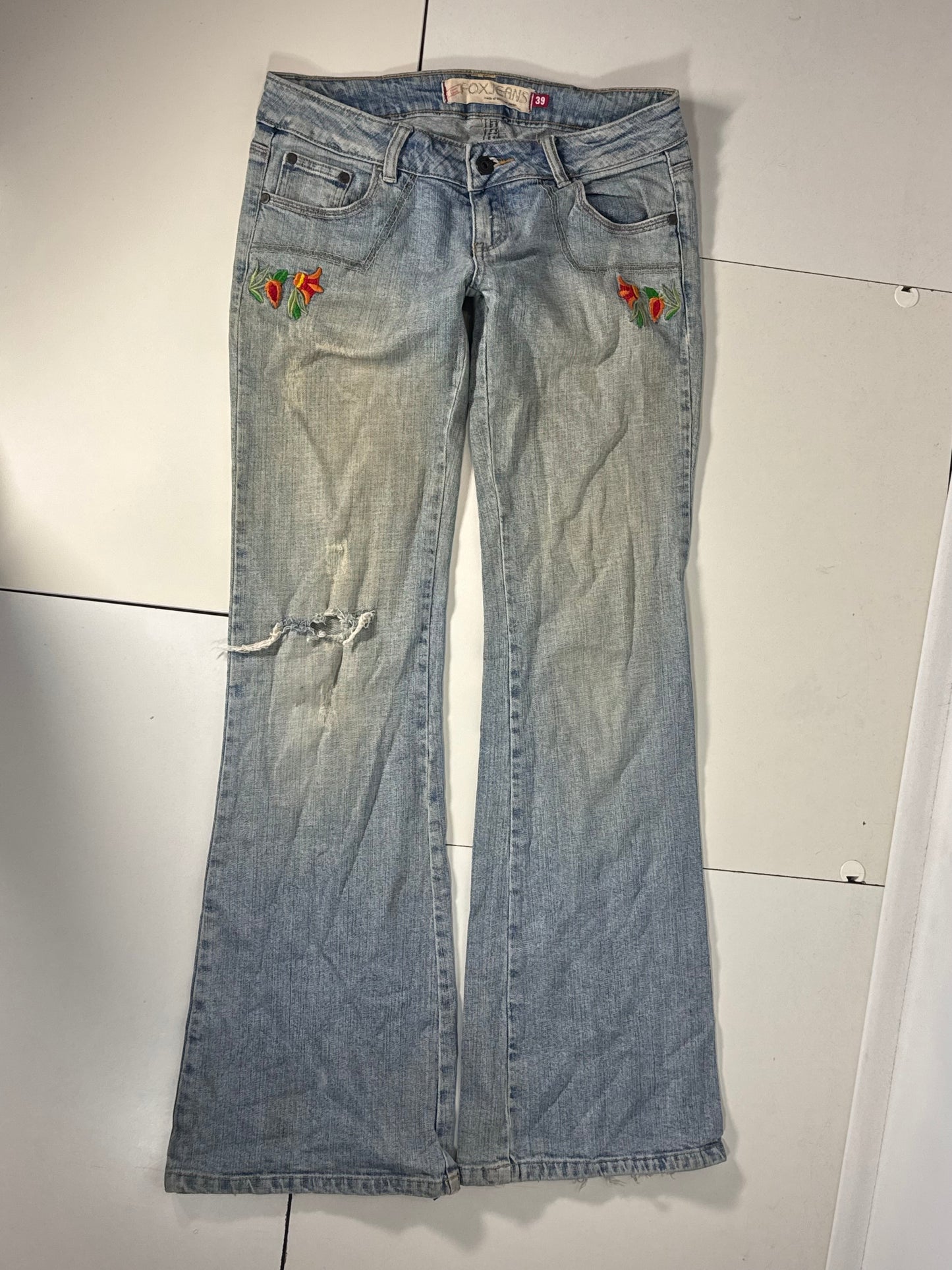 Lågmidjade jeans stl: S