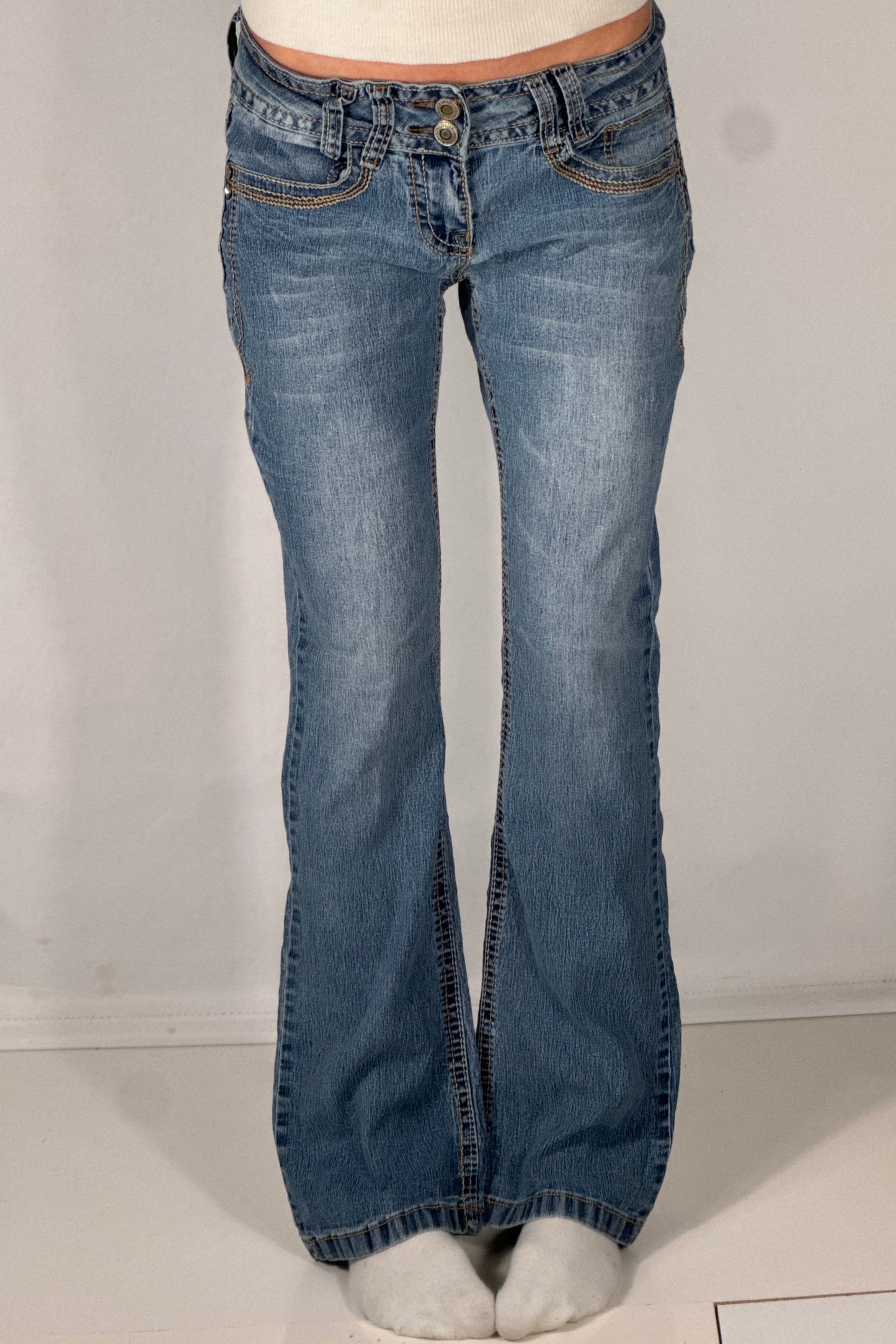 Lågmidjade jeans stl: S