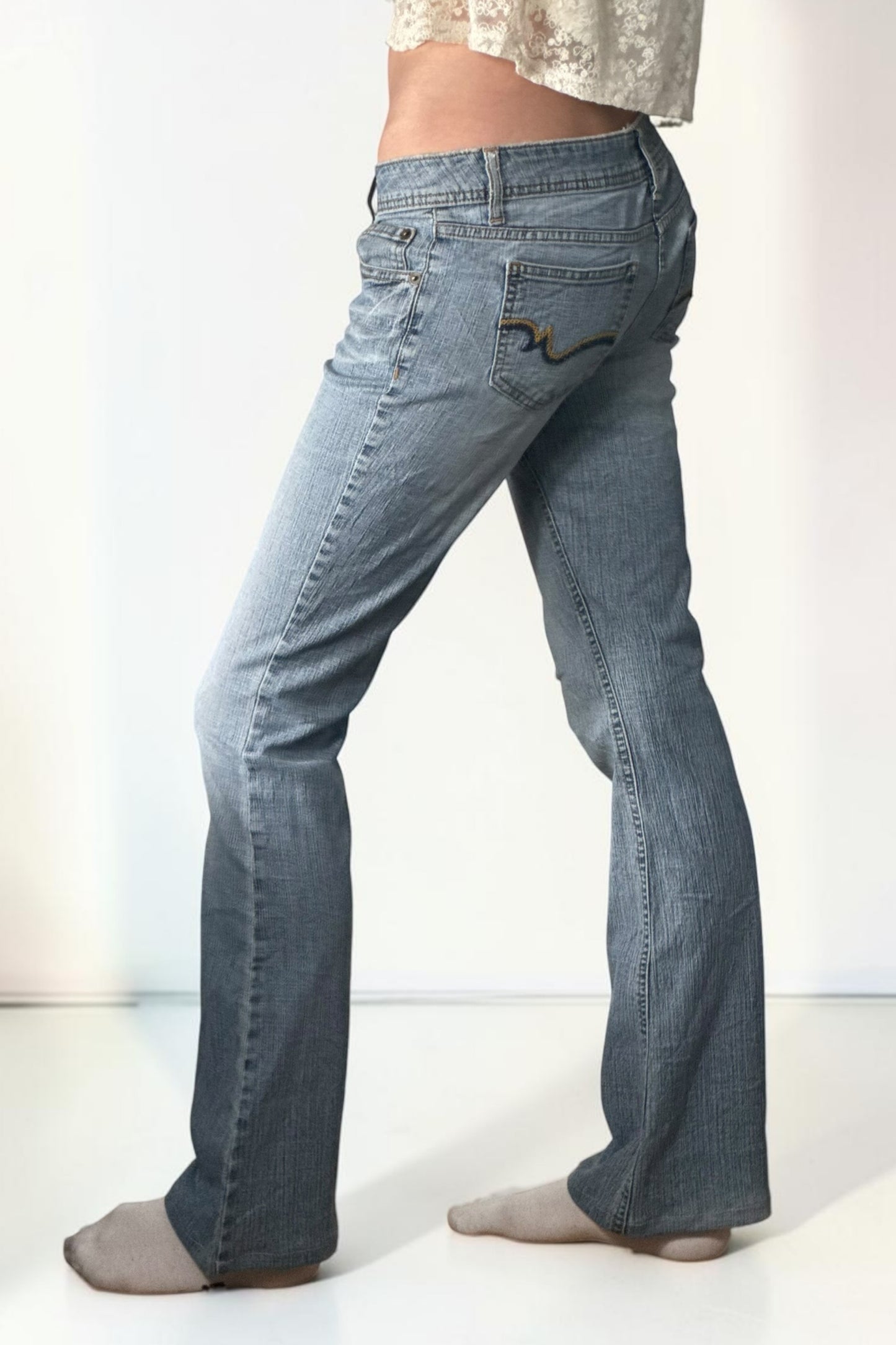 Lågmidjade jeans stl: XS