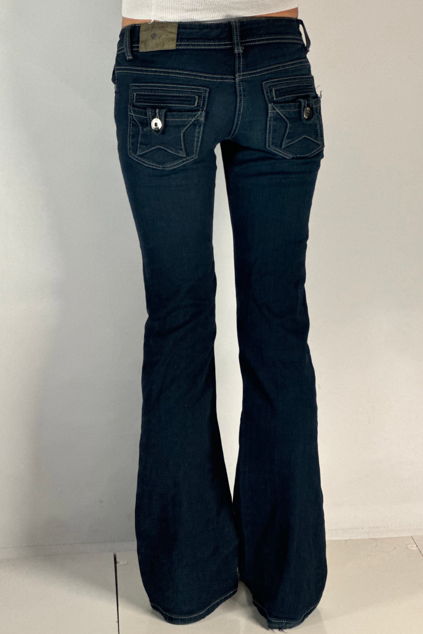 Lågmidjade jeans stl: XS