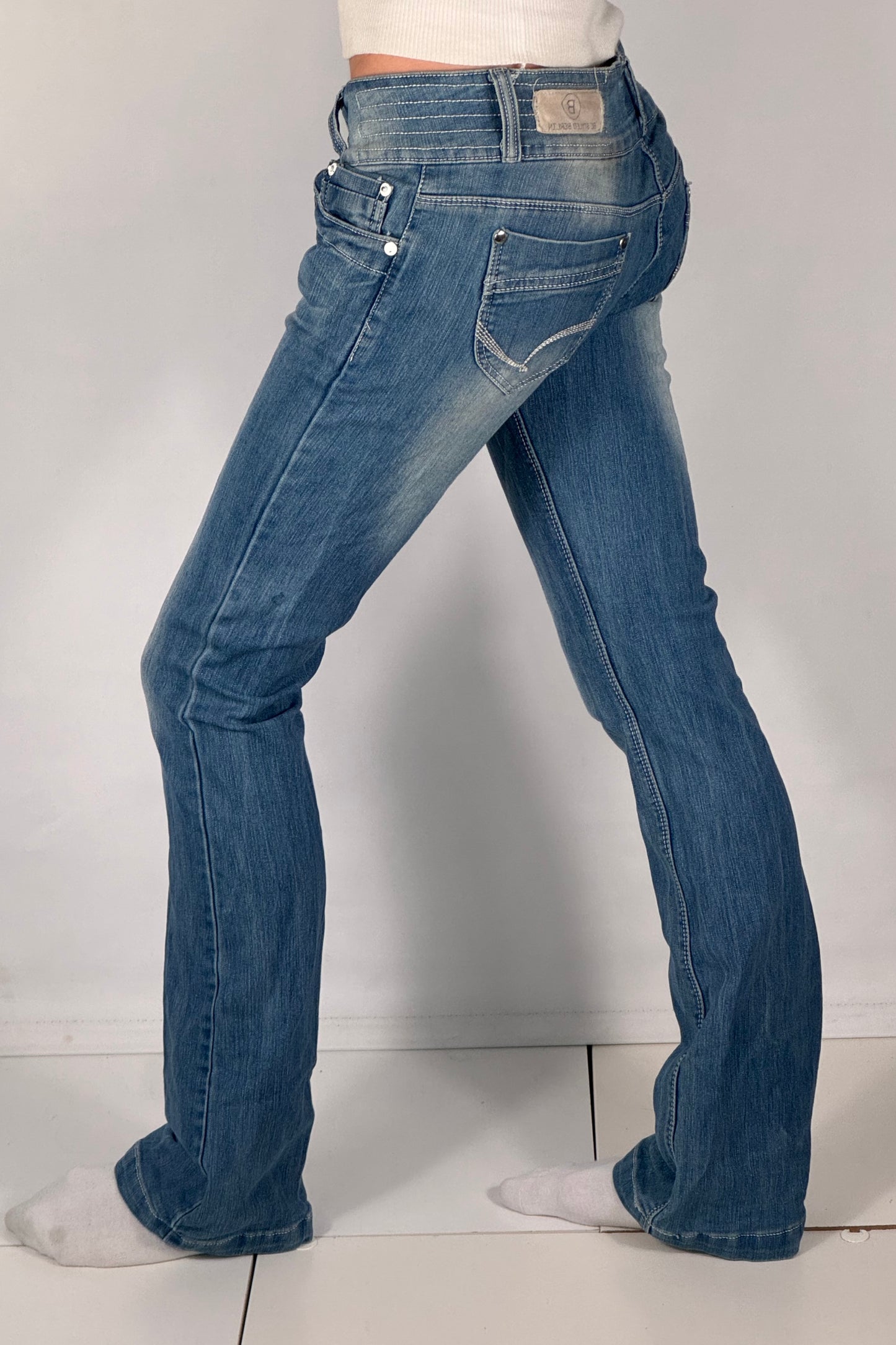 Lågmidjade jeans stl: S
