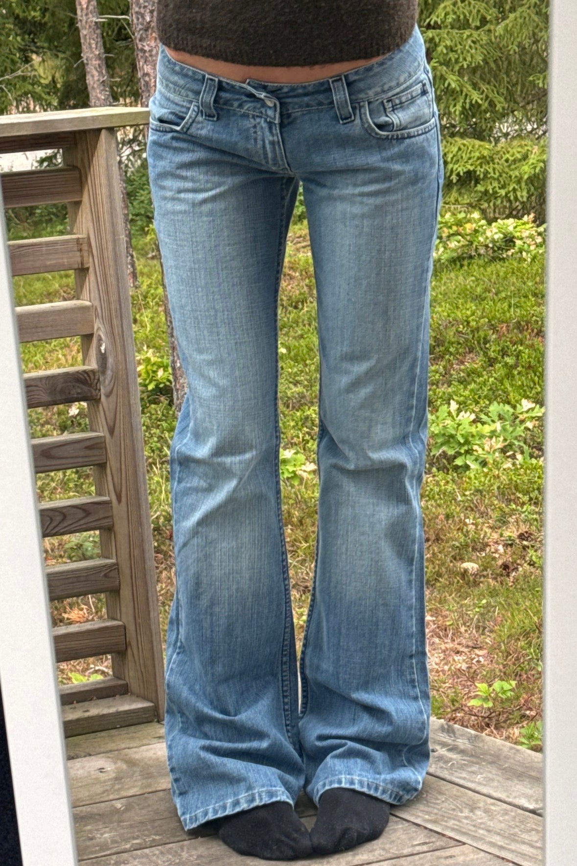 Lågmidjade jeans stl: XS/S (W29/L34)