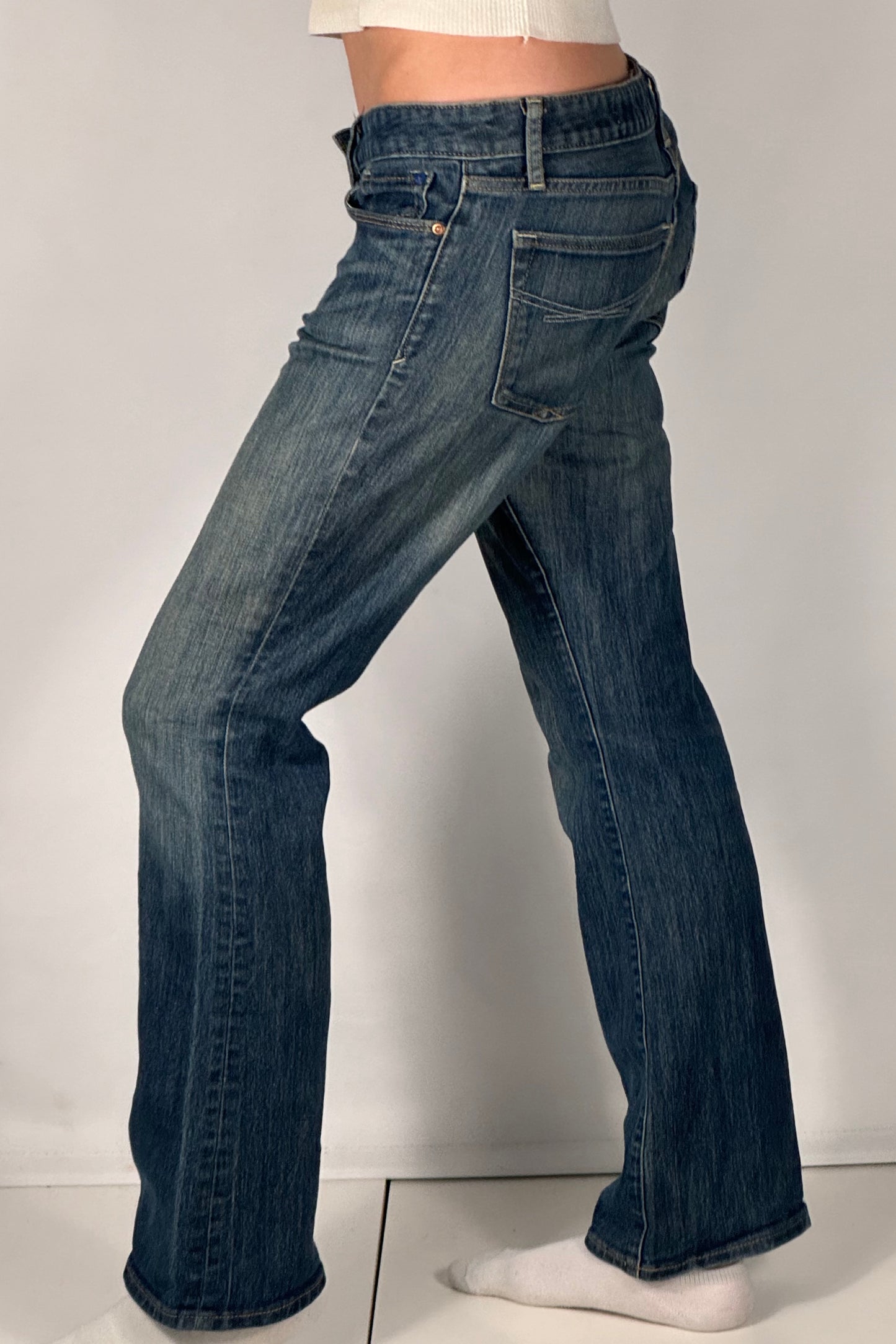 Lavtaljede jeans str: S