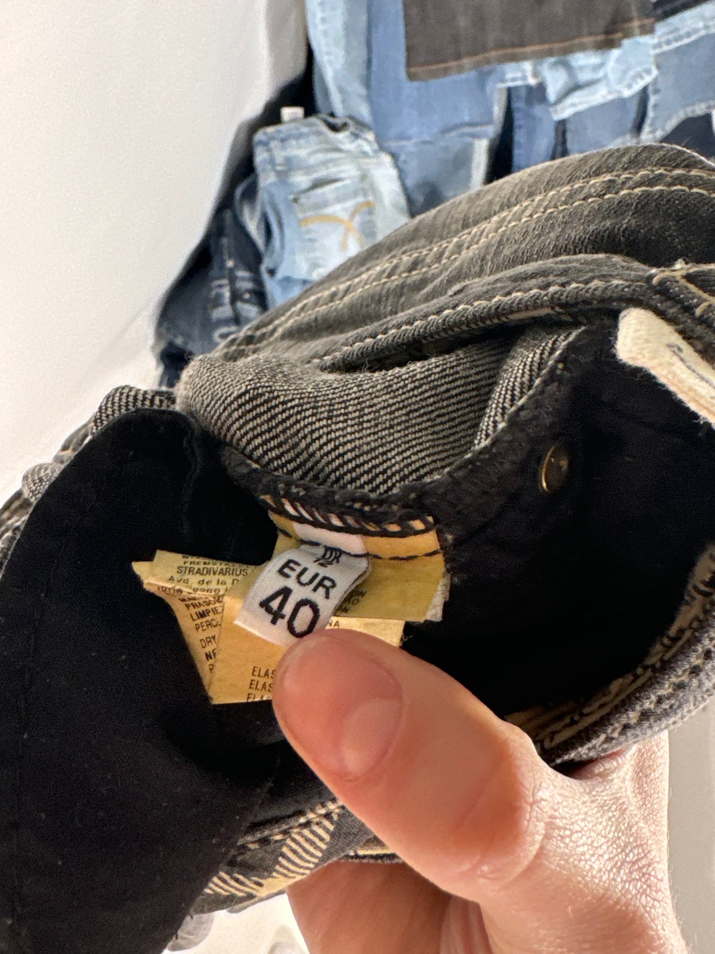 Lavt liv jeans str: S/M