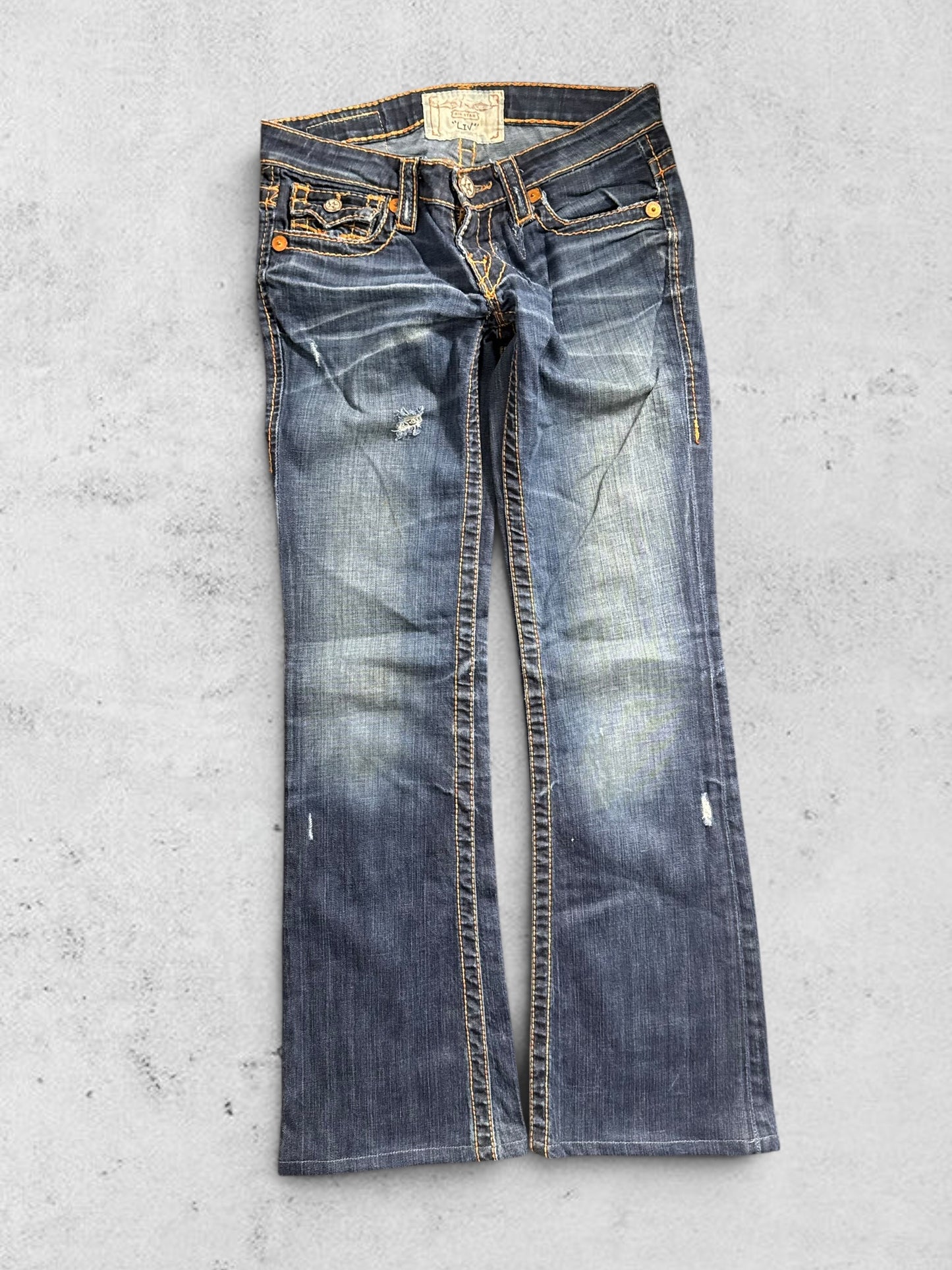 Lågmidjade jeans stl: XS