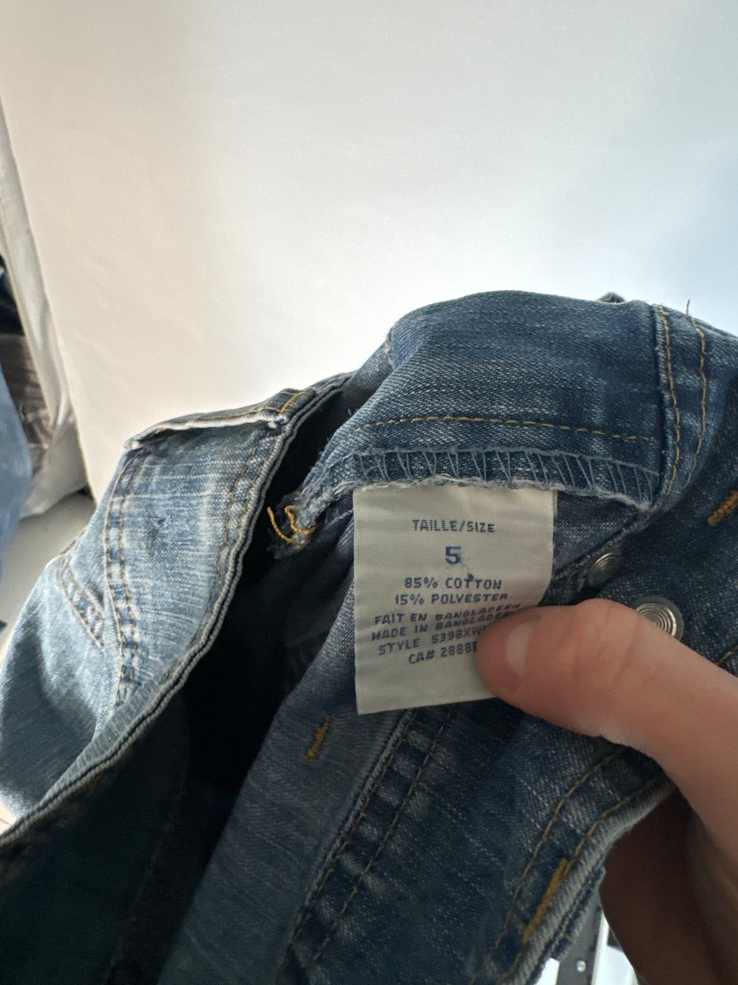 Utsvängda jeans stl: S