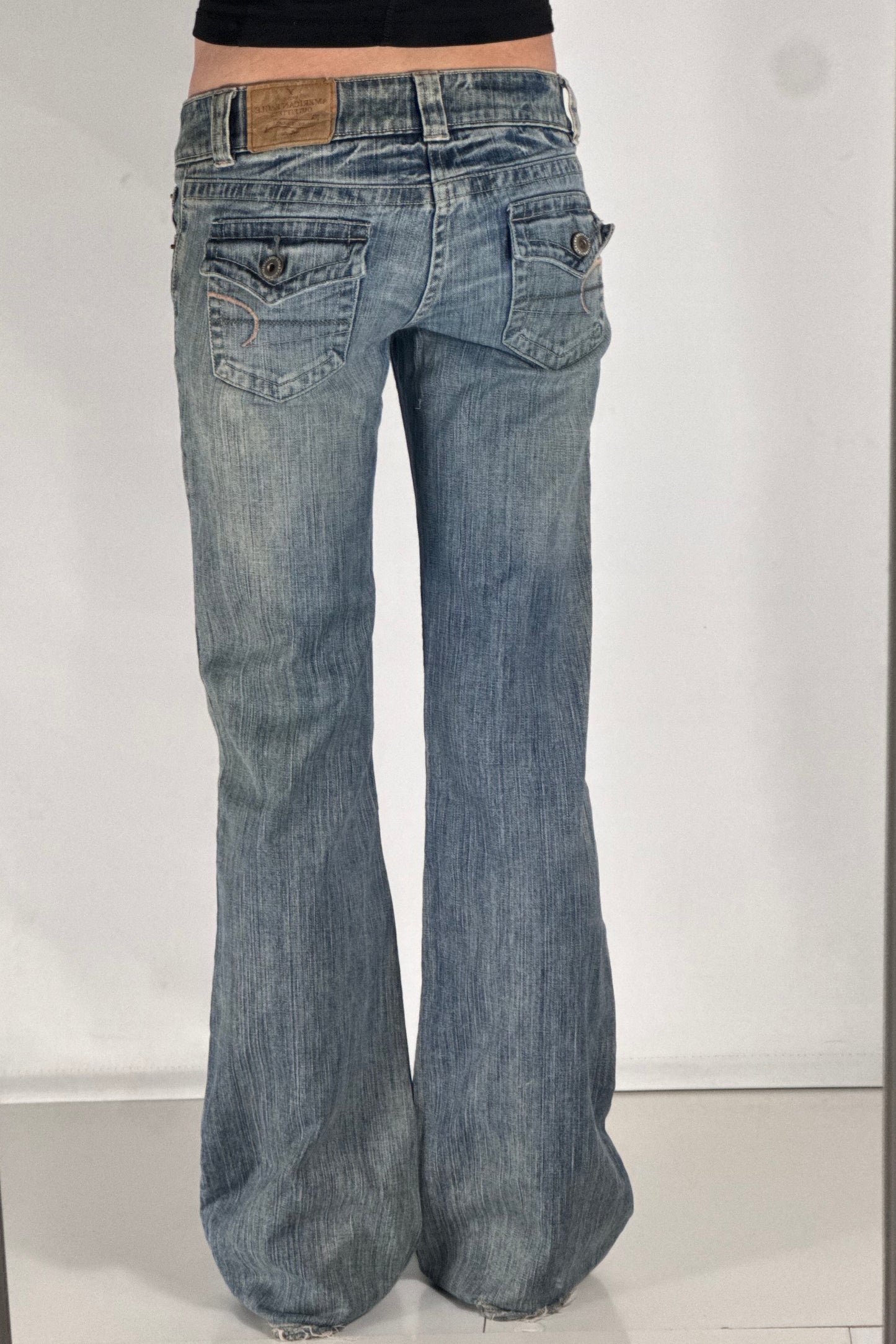 Lavtaljede jeans str: