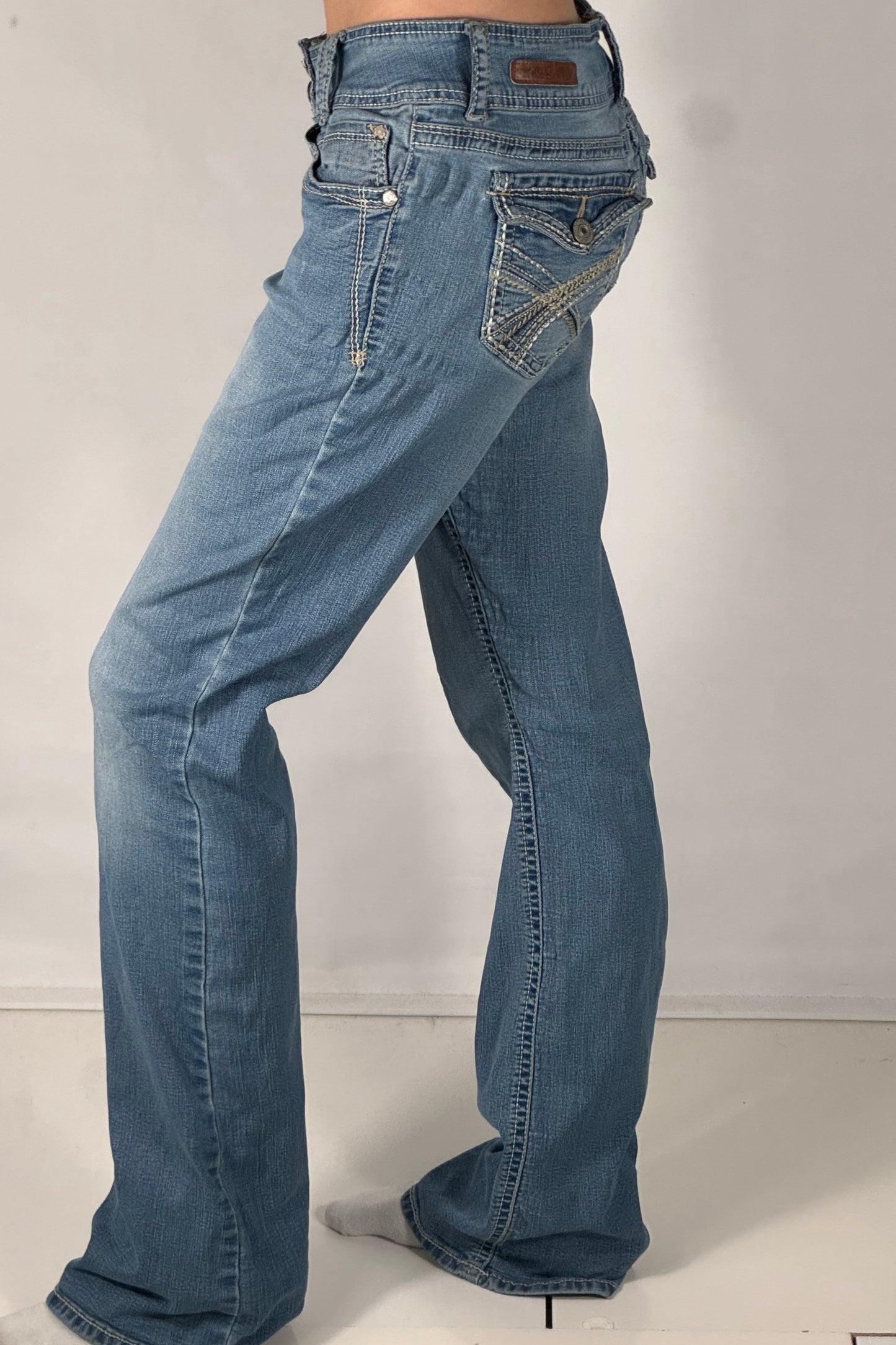 Lågmidjade jeans stl: