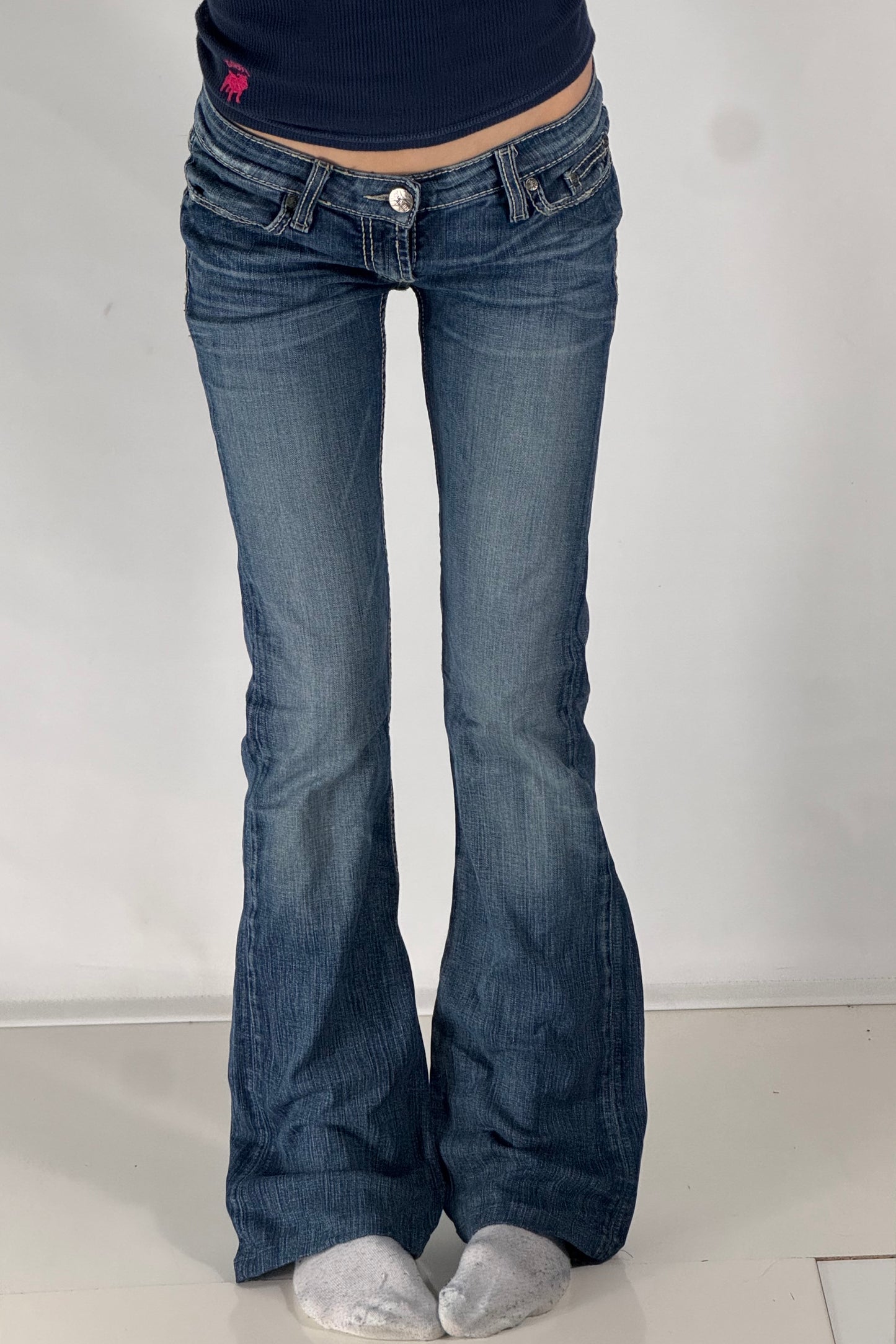 Lågmidjade jeans stl: S