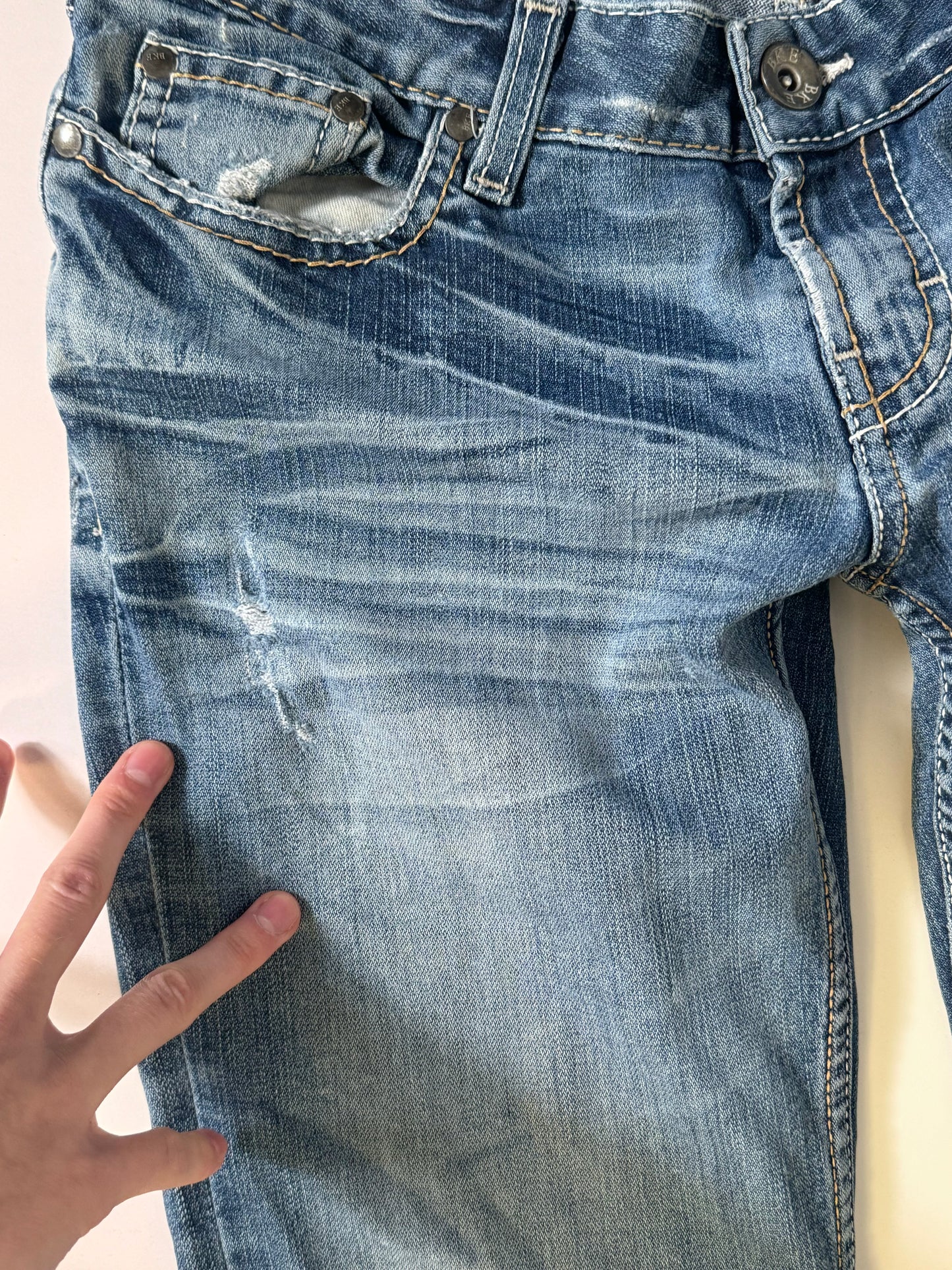 Lavtaljede jeans str: S