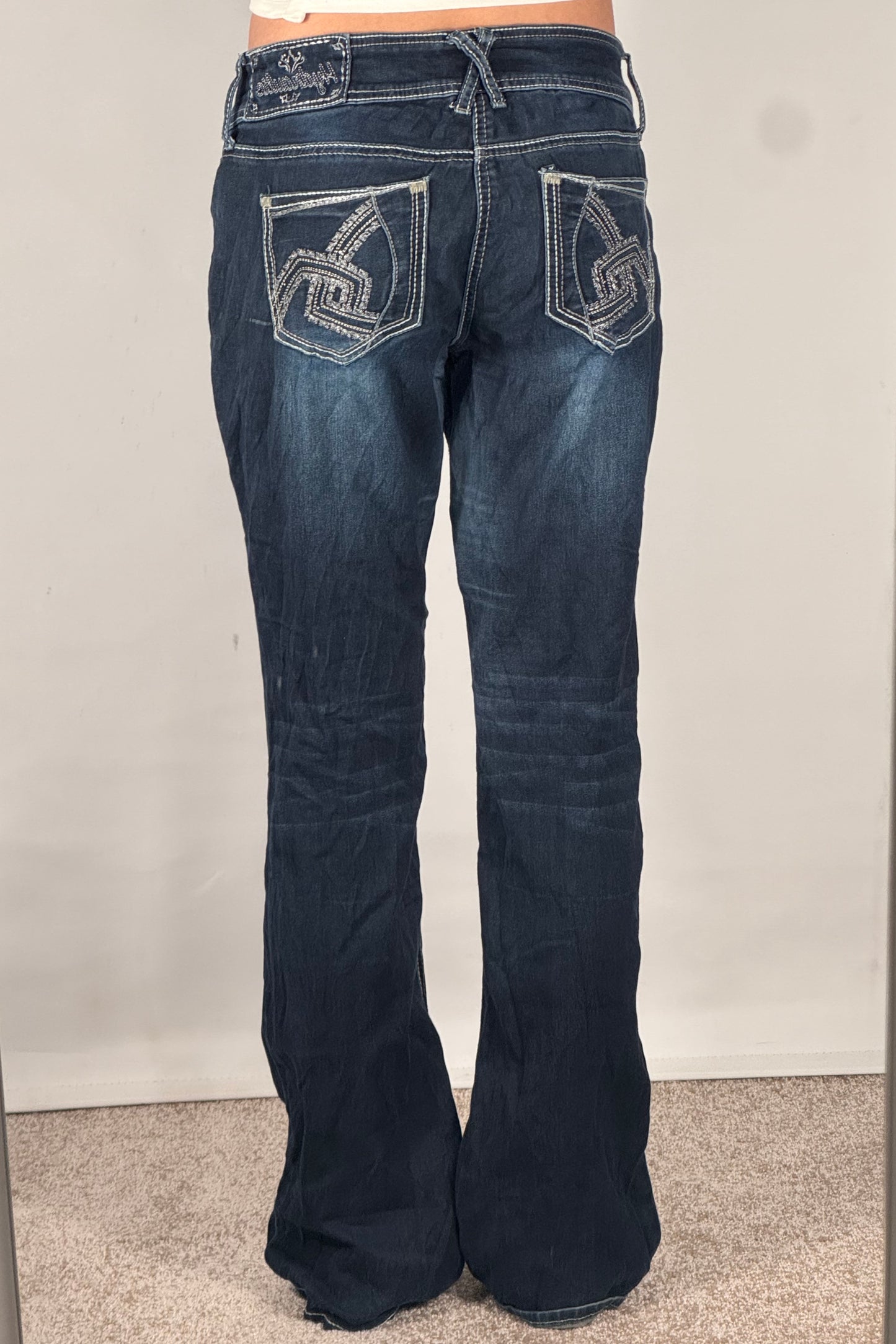 Lågmidjade jeans stl: S/M
