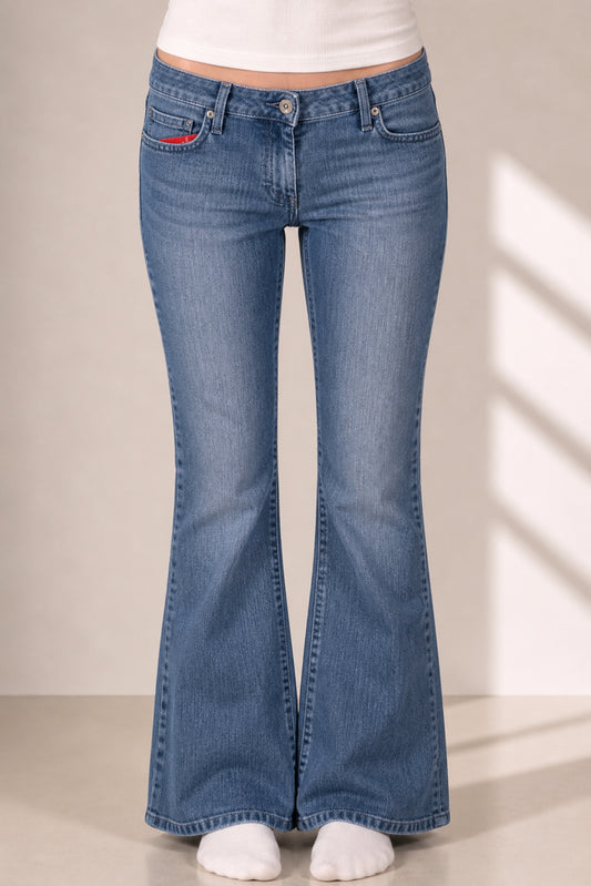 Lågmidjade jeans: M (W32/L29)