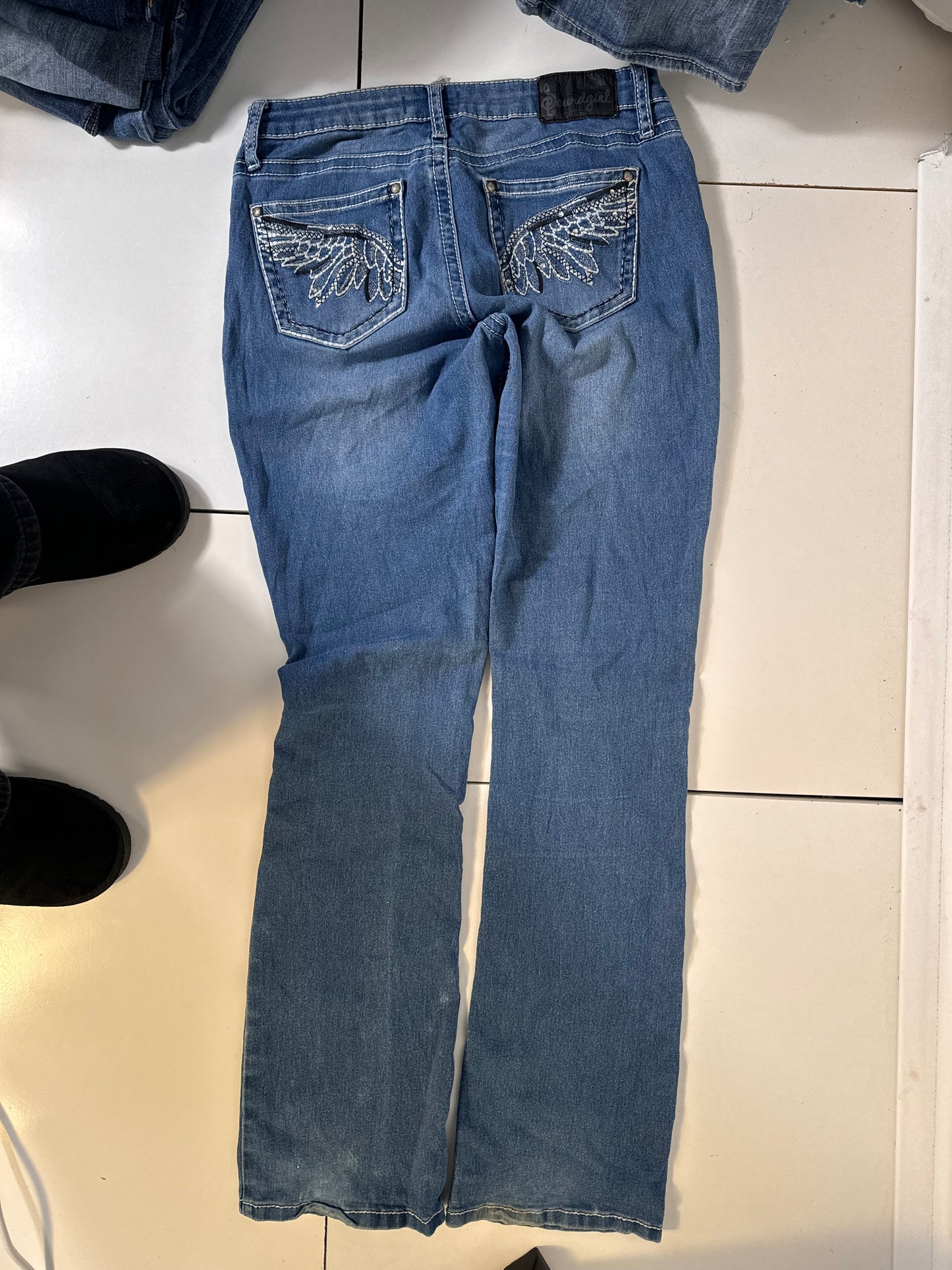 Lavtaljede jeans str: S