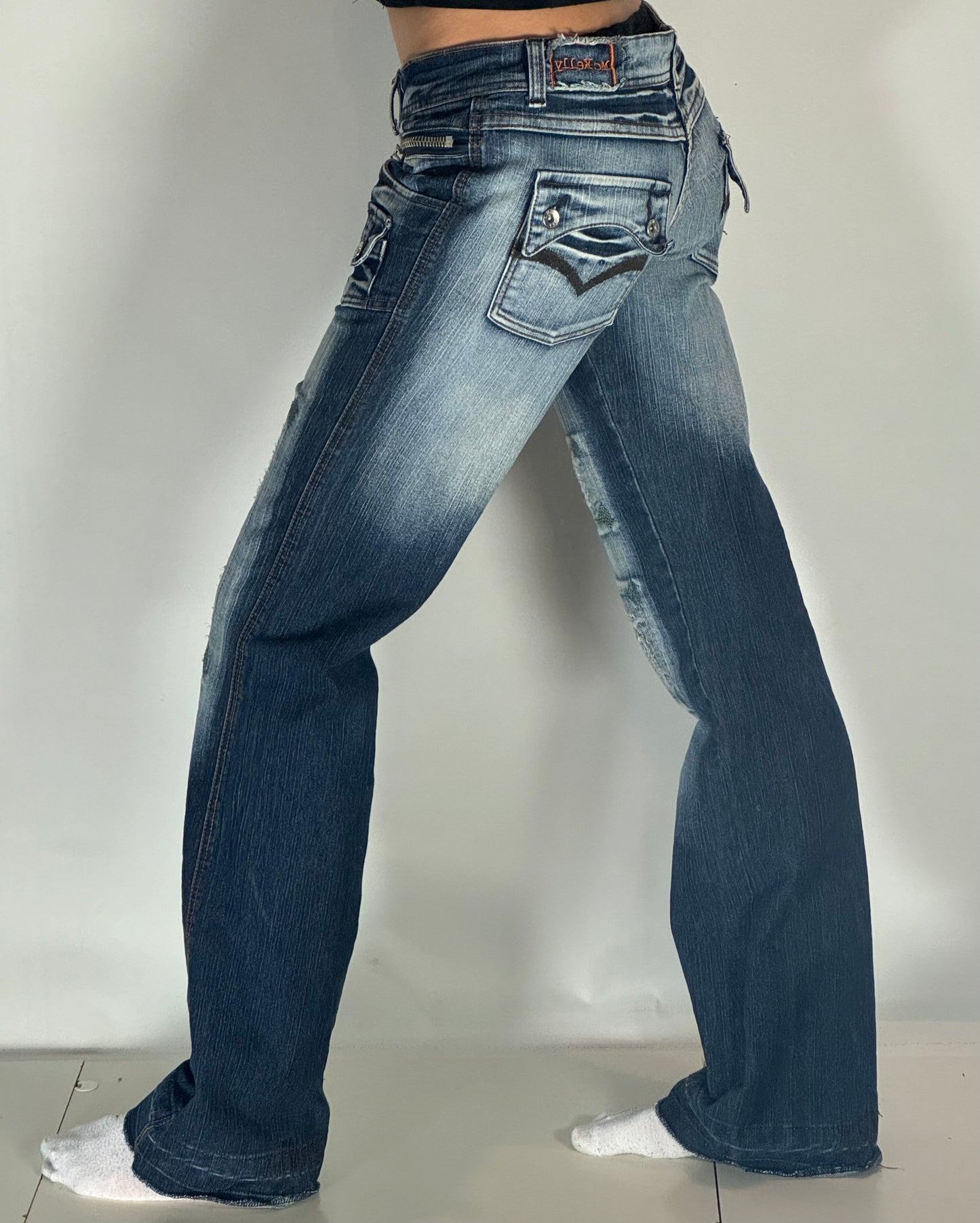 Lågmidjade jeans stl: M