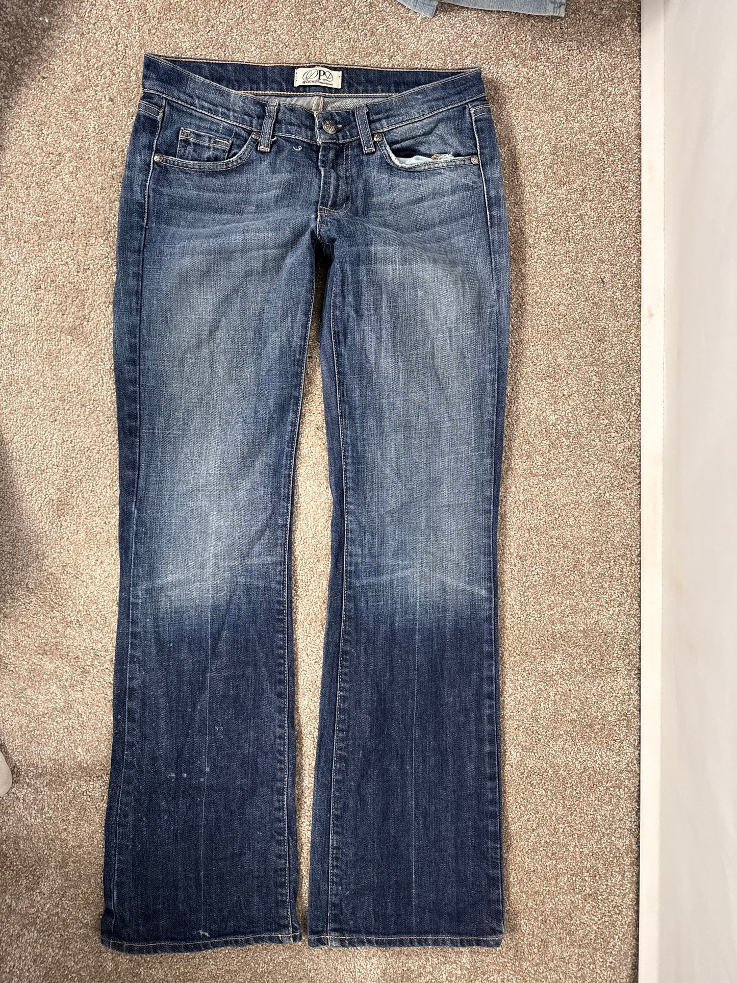 Lågmidjade jeans stl: S