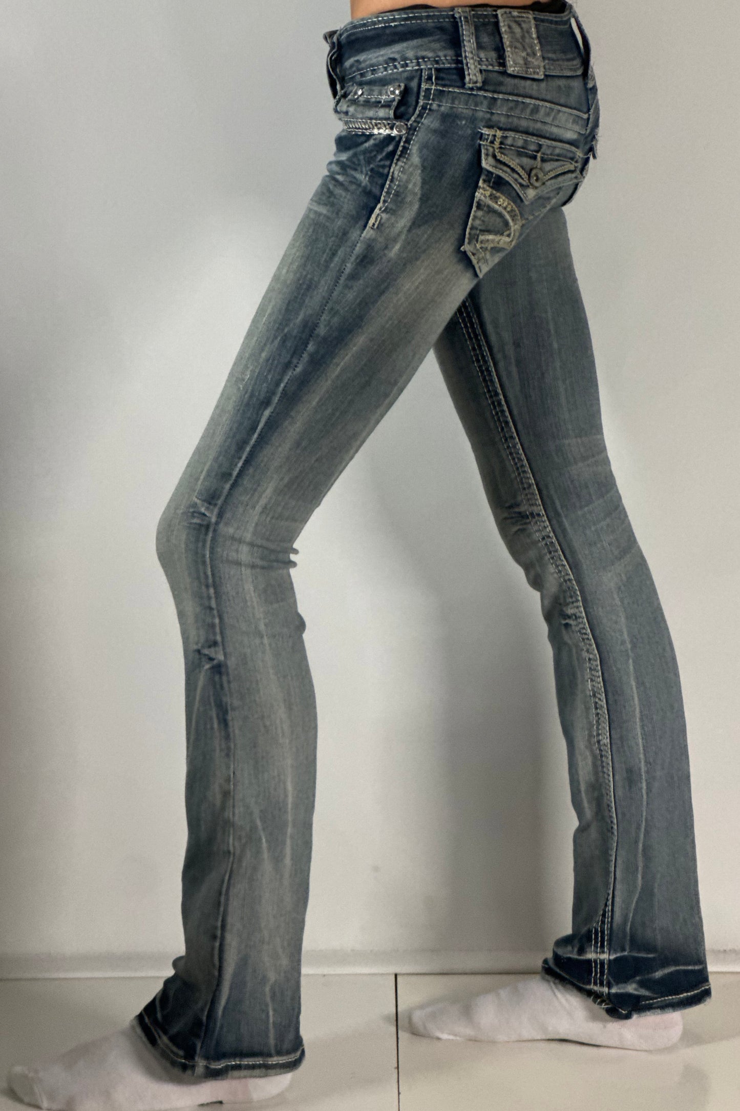 Lågmidjade jeans stl: XS