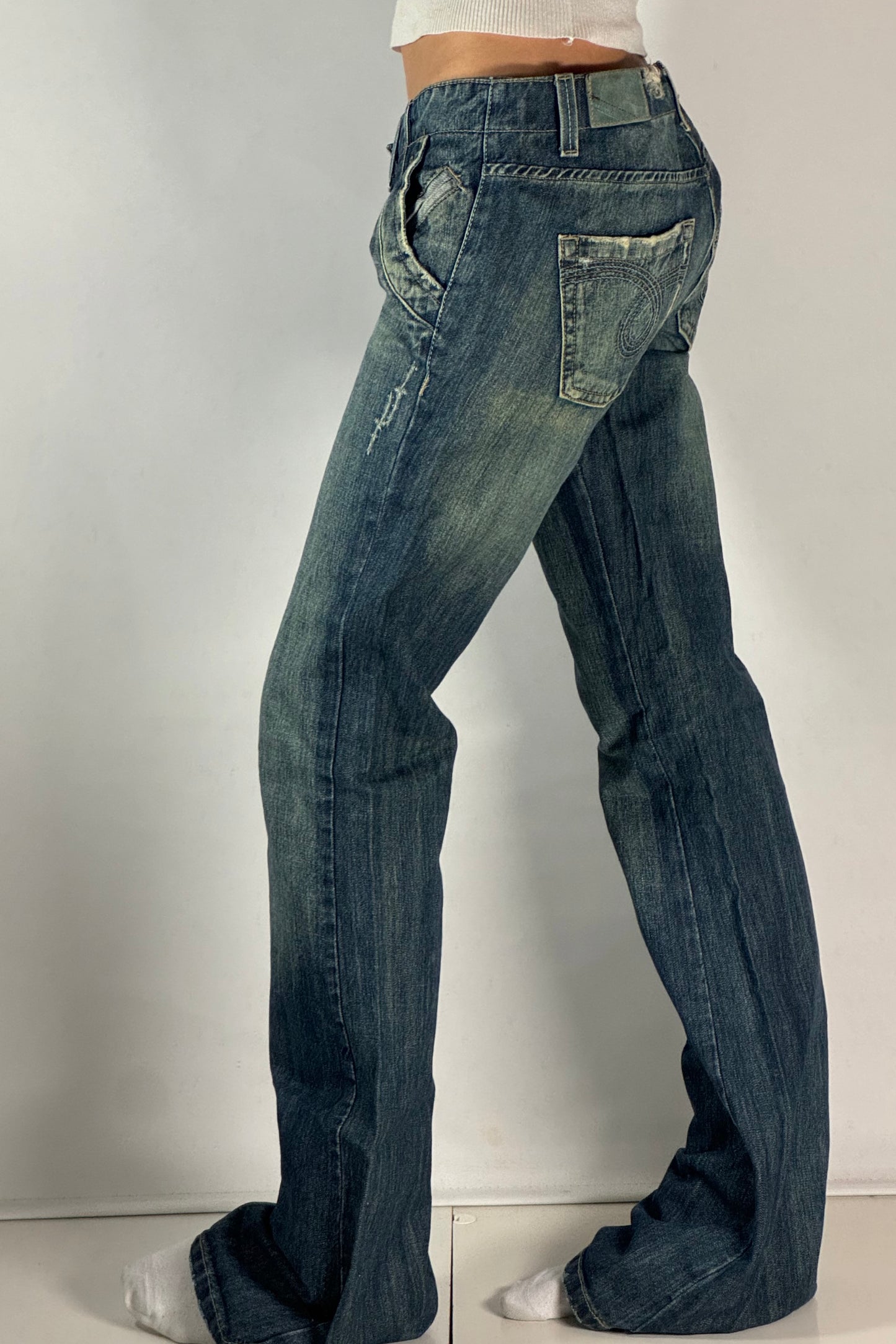 Lågmidjade jeans stl: S