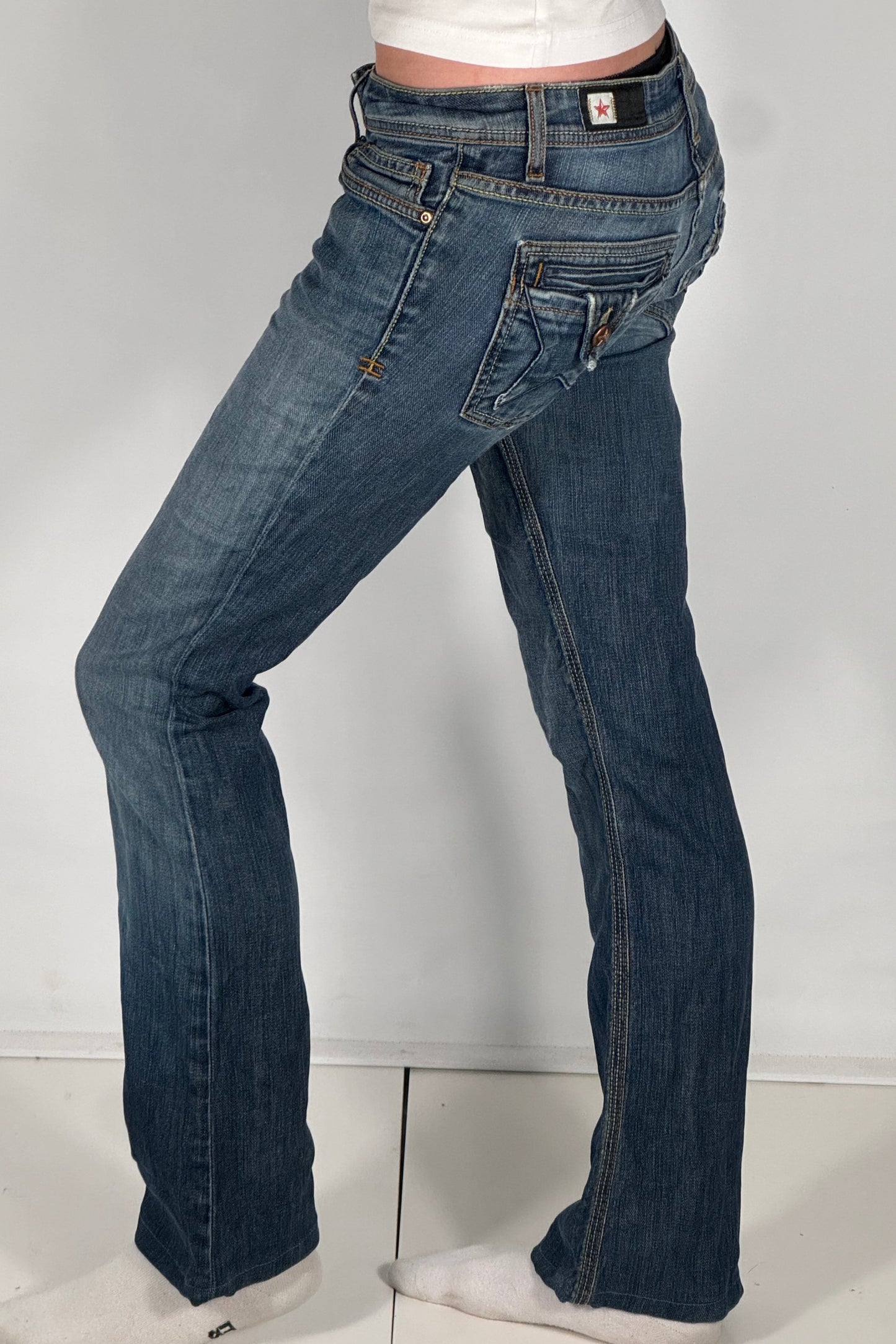 Lavtaljede jeans str: XS