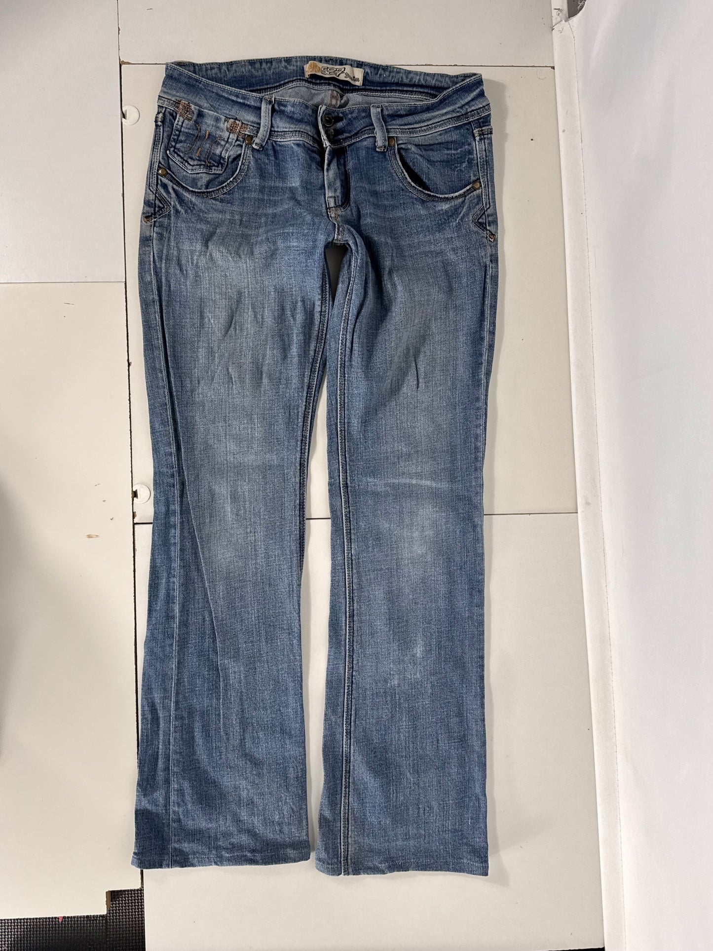 Lågmidjade jeans stl: S