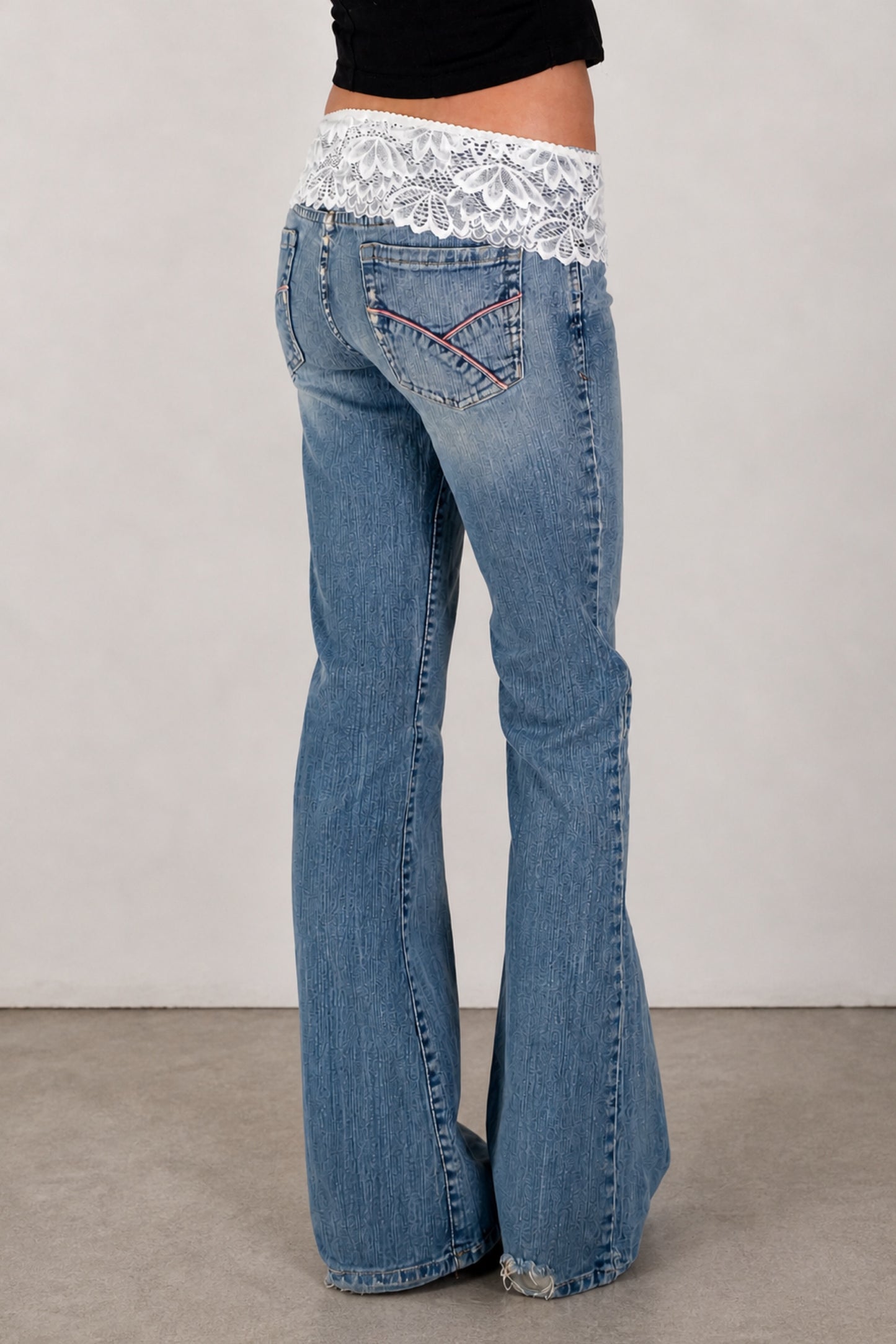 Lågmidjade jeans stl: XS