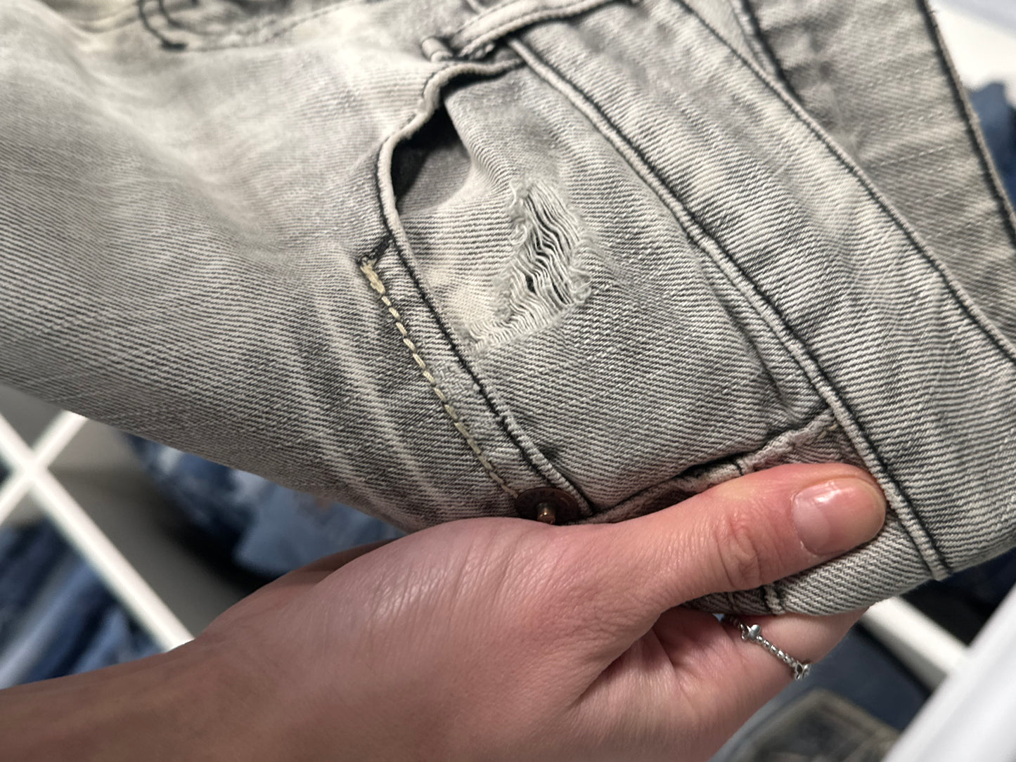 Lågmidjade jeans stl: XS