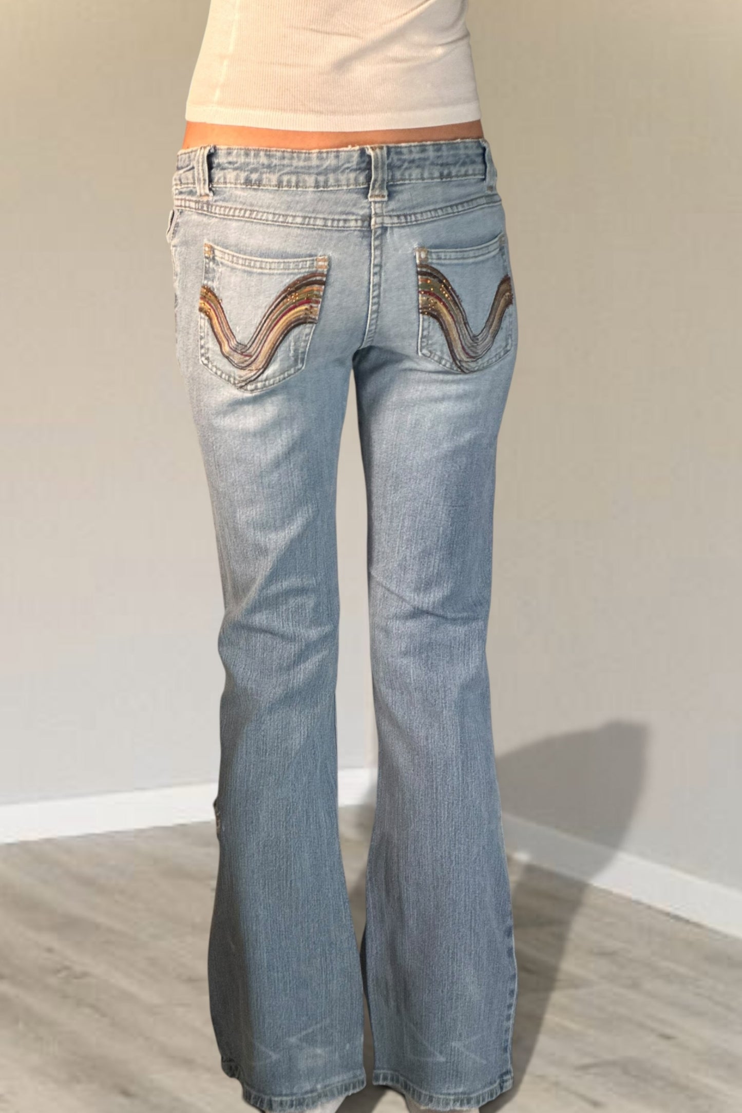Low-rise jeans size: XS
