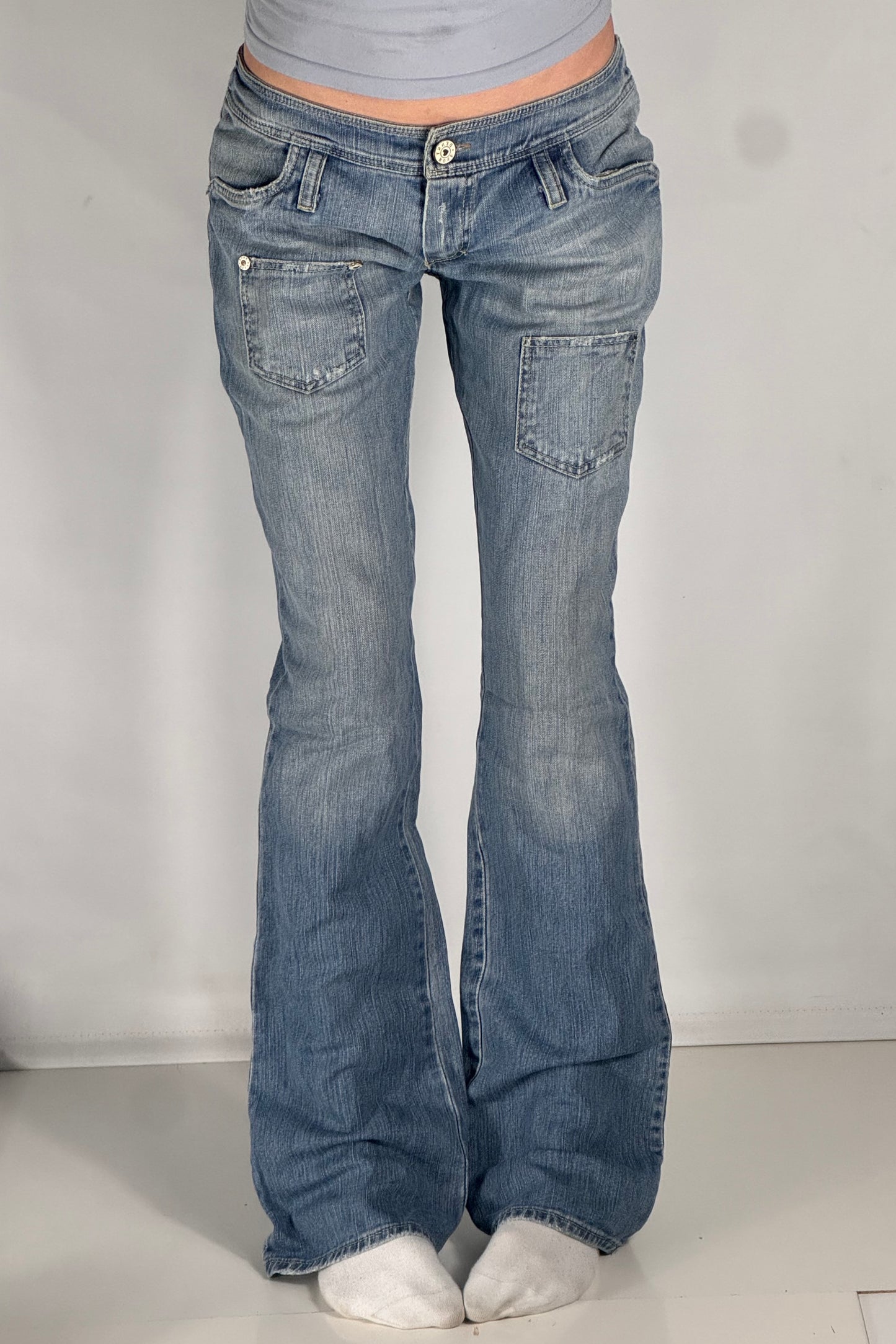 Lågmidjade jeans stl: S