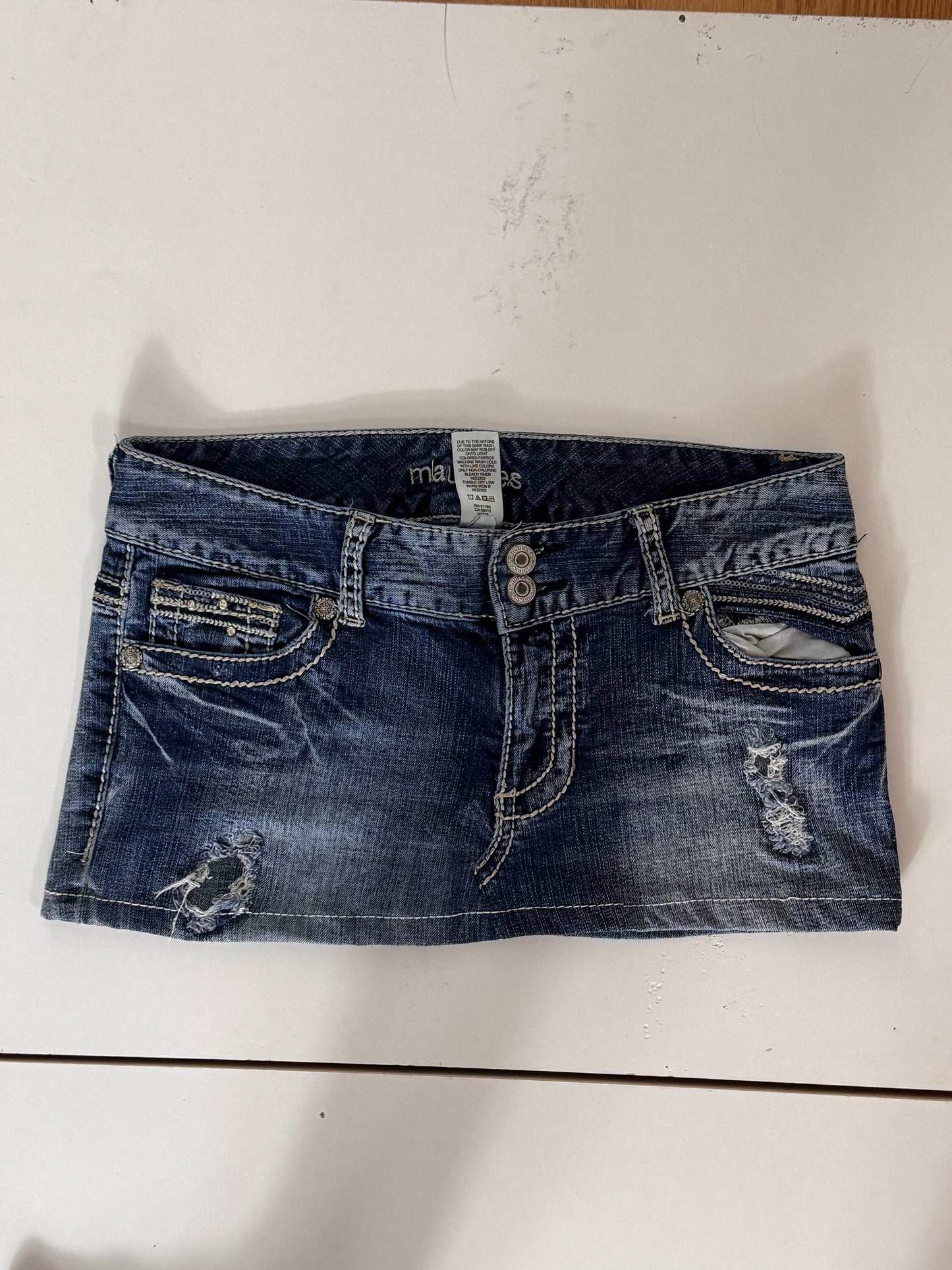 Denim skirt size: XS