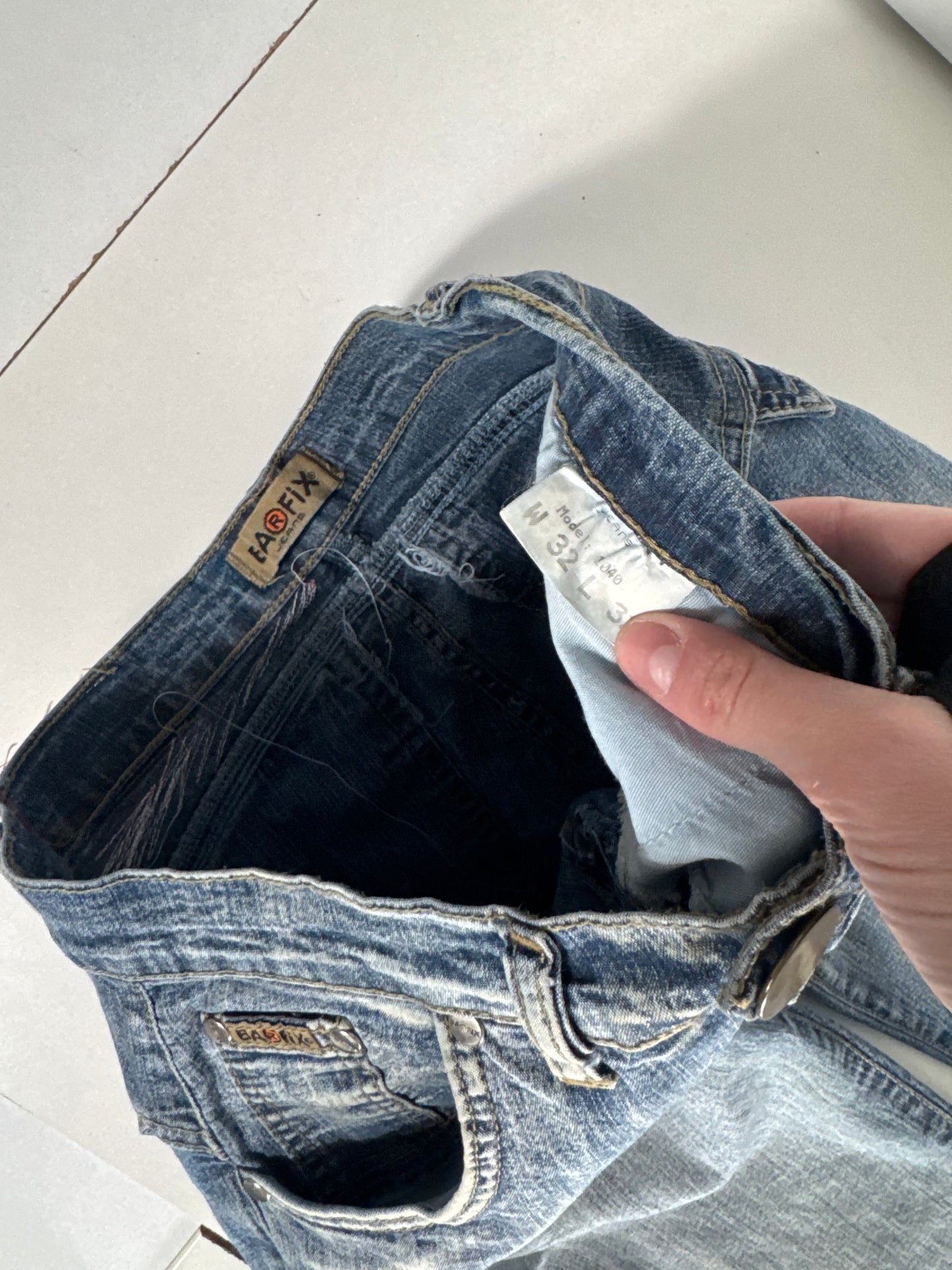 Lågmidjade jeans stl: XS