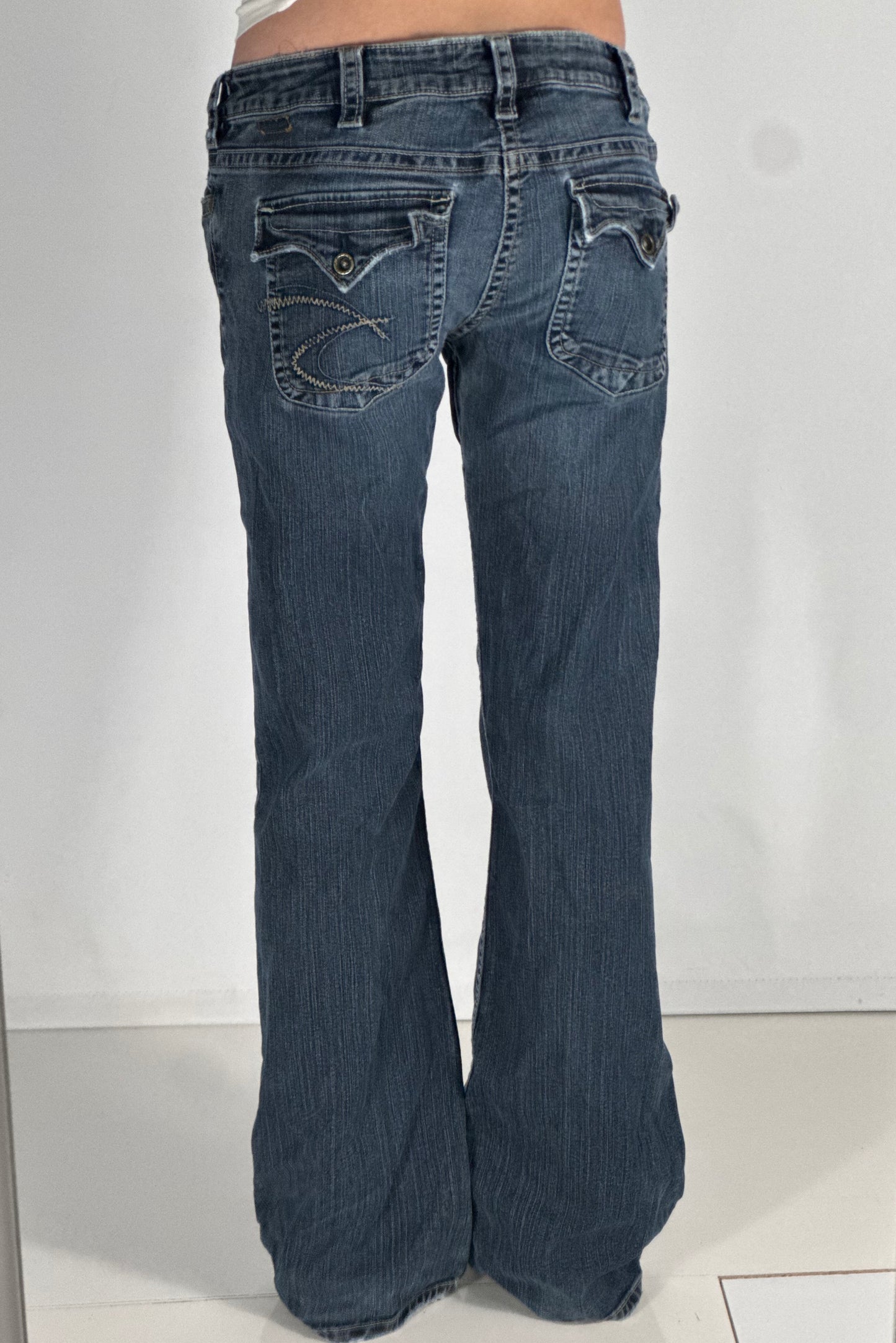 Lågmidjade jeans stl: S/M