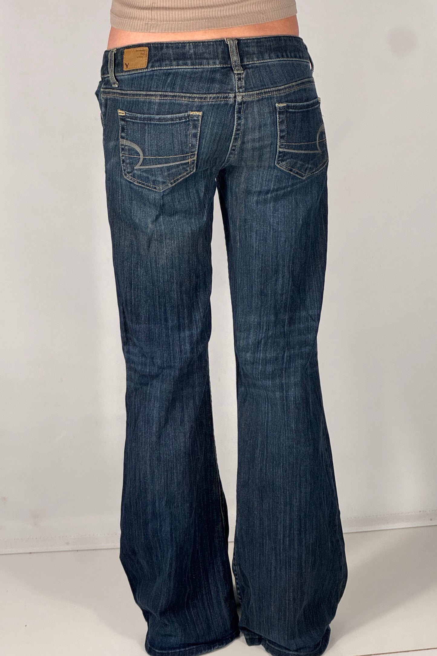 Lågmidjade jeans stl: S