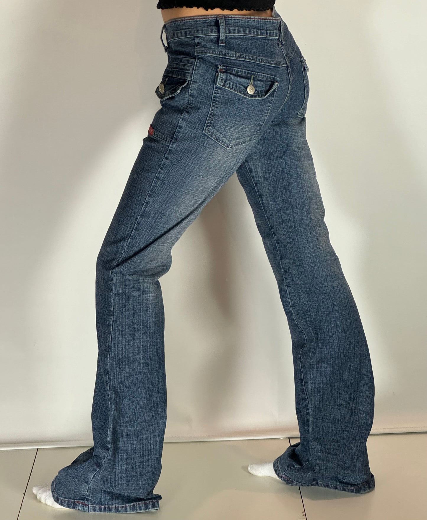 Lågmidjade jeans stl: S